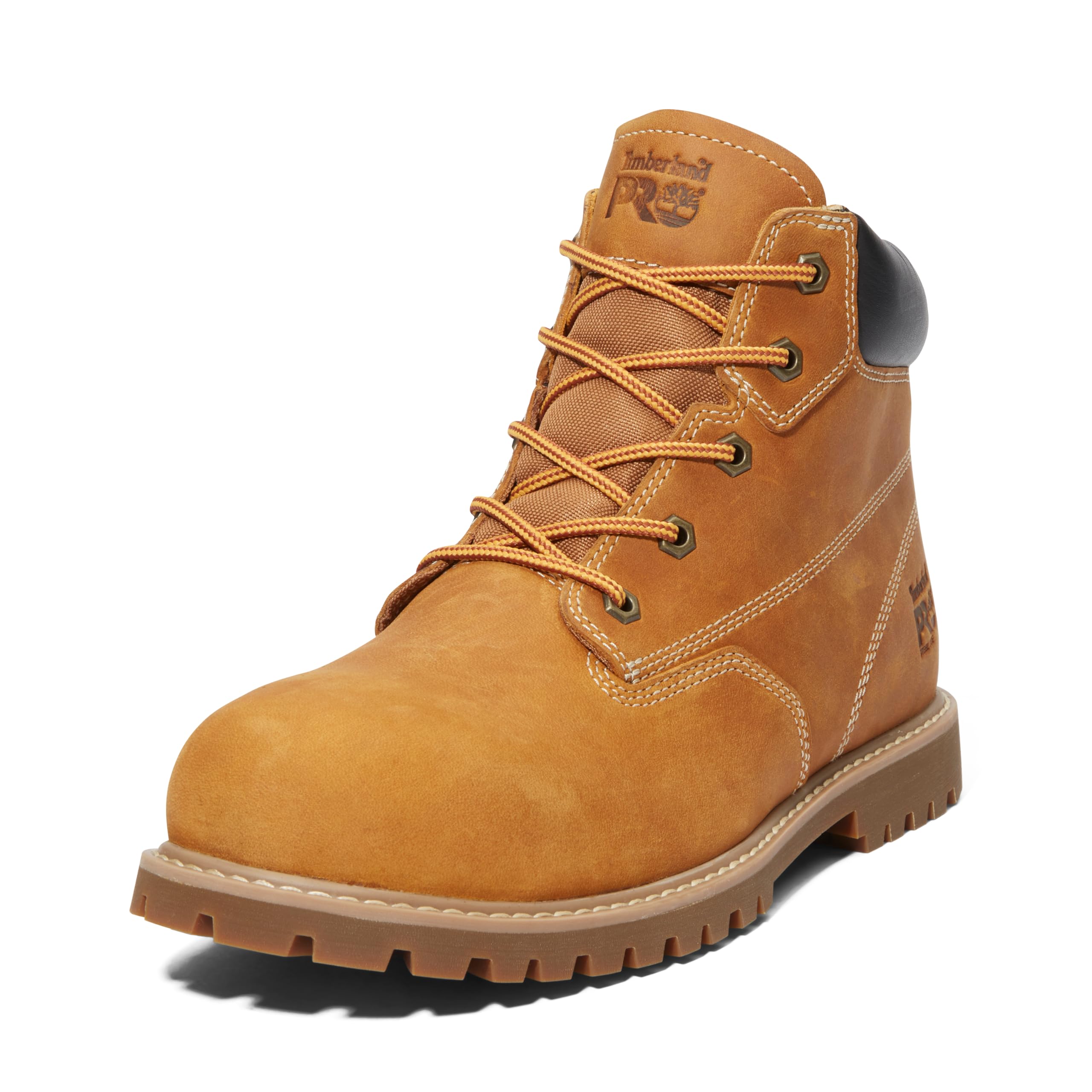 کفش کاری صنعتی Timberland PRO مدل Gritstone با زیره استیل، دمپایی و ایمنی بند فولادی 6 اینچ از برند مردانه با سایز 45.5 و رنگ غلیظ گندمی-2024 جدید