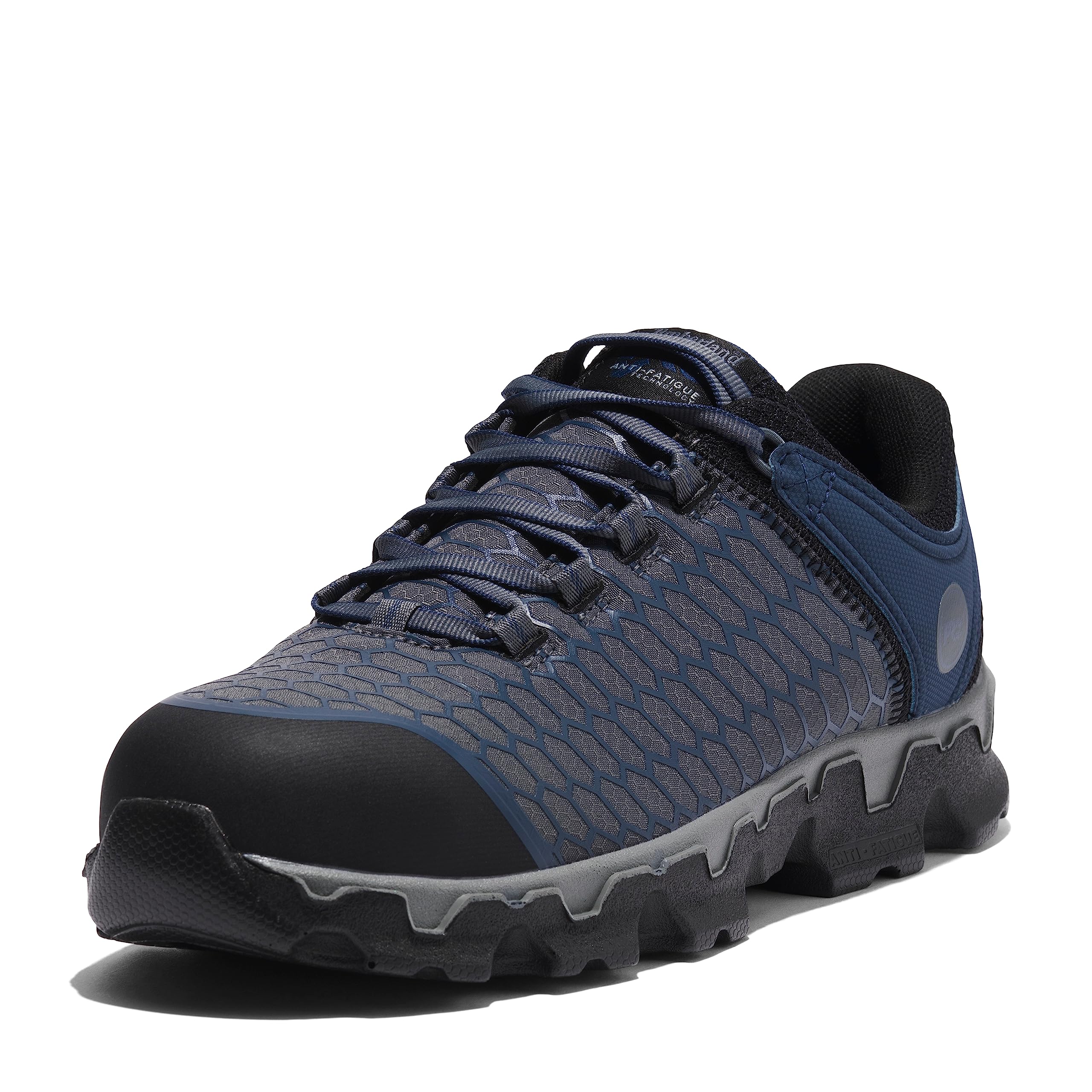 Timberland PRO men's Powertrain Sport Alloy Safety Toe Athletic Industrial Work Shoe 45 EU Grey/Navy-2024 New