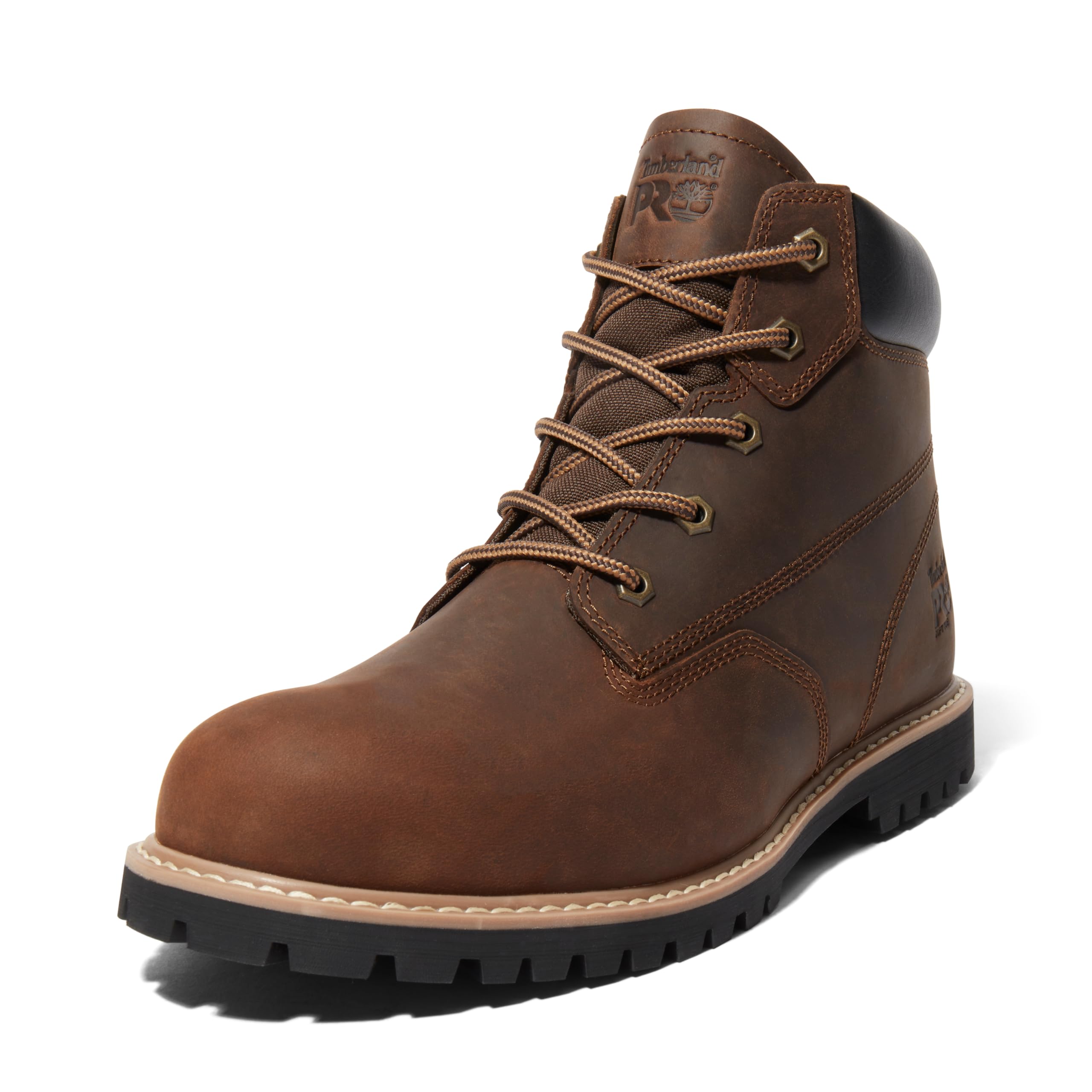 کفش کاری صنعتی Timberland PRO مدل Gritstone با نوک نرم 6 اینچی مخصوص مردان 48 یورو قهوه ای-2024 جدید