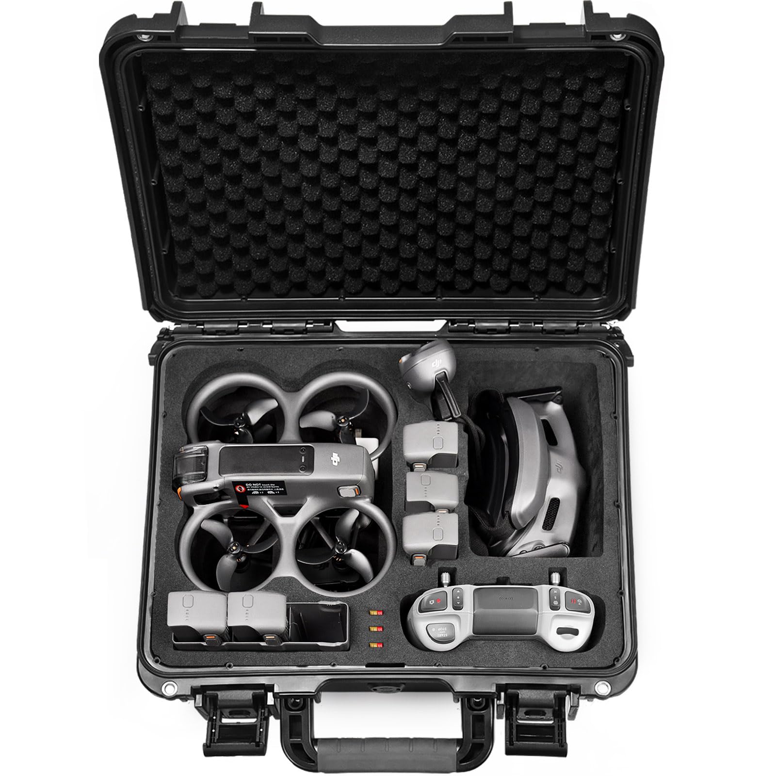 کیف سخت ضدآب برای پهپاد DJI Avata 2 ، DJI Avata 2 Fly More Combo ، DJI Goggles 3 (برای Goggles N3 مناسب نیست) ، DJI RC Motion 3 ، DJI FPV Remote Controller 3 و لوازم جانبی (فقط کیف)