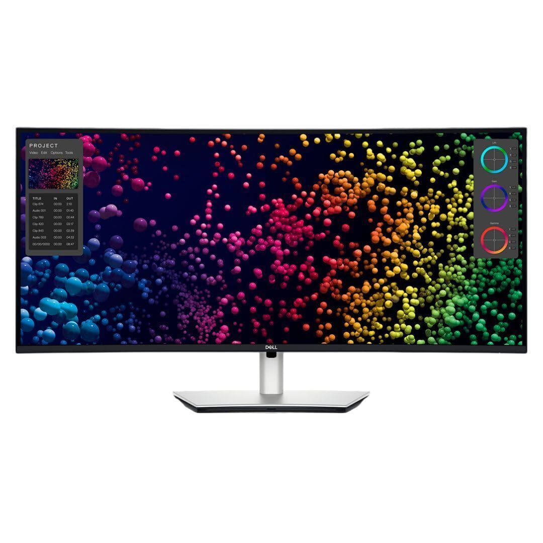 مانیتور LED منحنی Dell UltraSharp U4025QW کلاس 40 اینچ 5K2K WUHD - 21:9