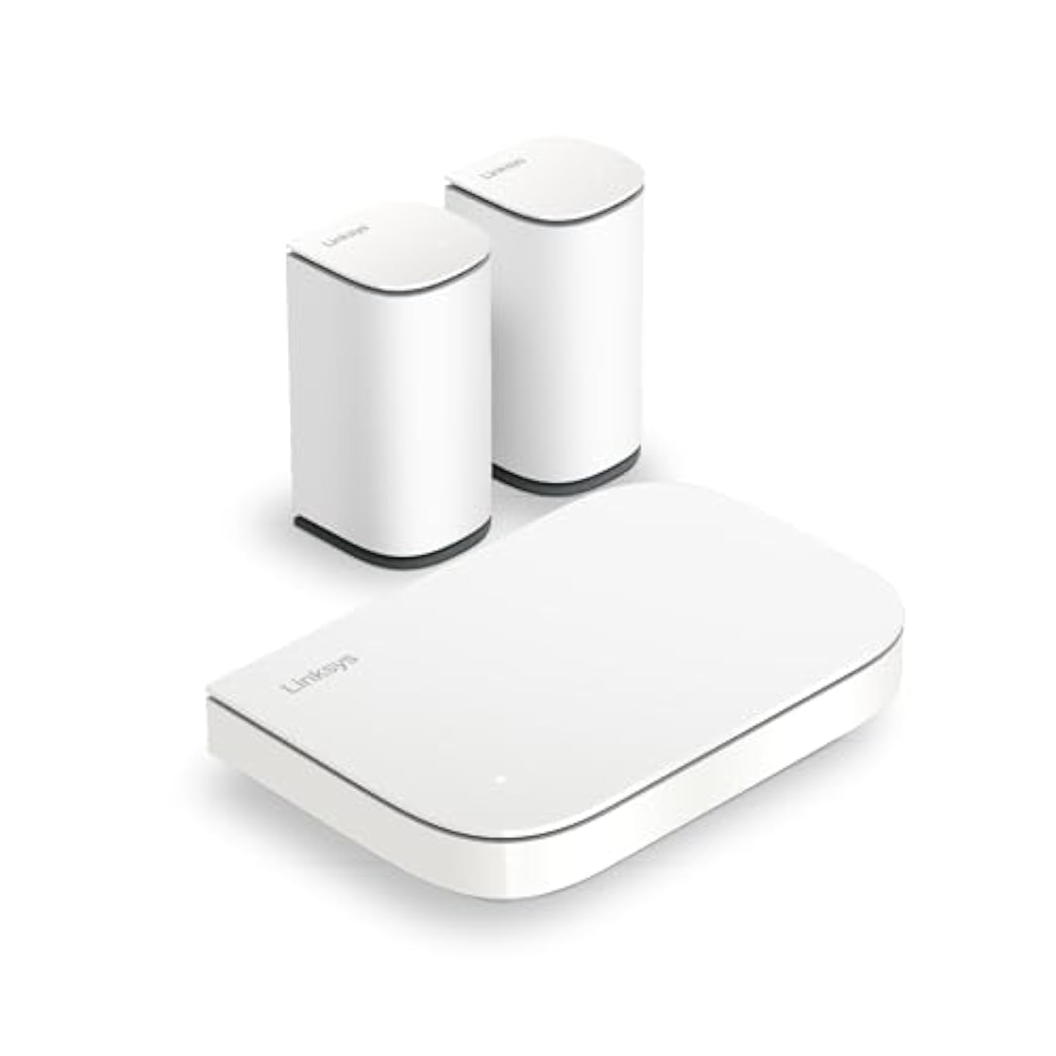 سیستم وای فای مش Linksys Velop Micro 6 دو باند - روتر وای فای 6 با سرعت تا 3 گیگابیت بر ثانیه، پوشش 465 متر مربع، پشتیبانی از ۱۵۰+ دستگاه - جایگزین روتر اینترنت و تقویت کننده، ۳ عدد در بسته