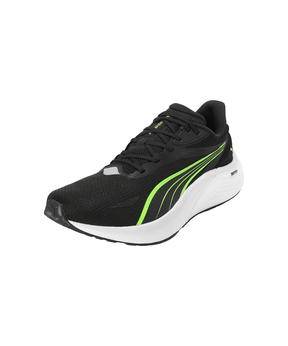کفش جریانی جاده ای PUMA Electrify Nitro 4 مردانه سایز 43 اروپا رنگ سیاه زرد و خاکستری پرزتایل الرت از Puma