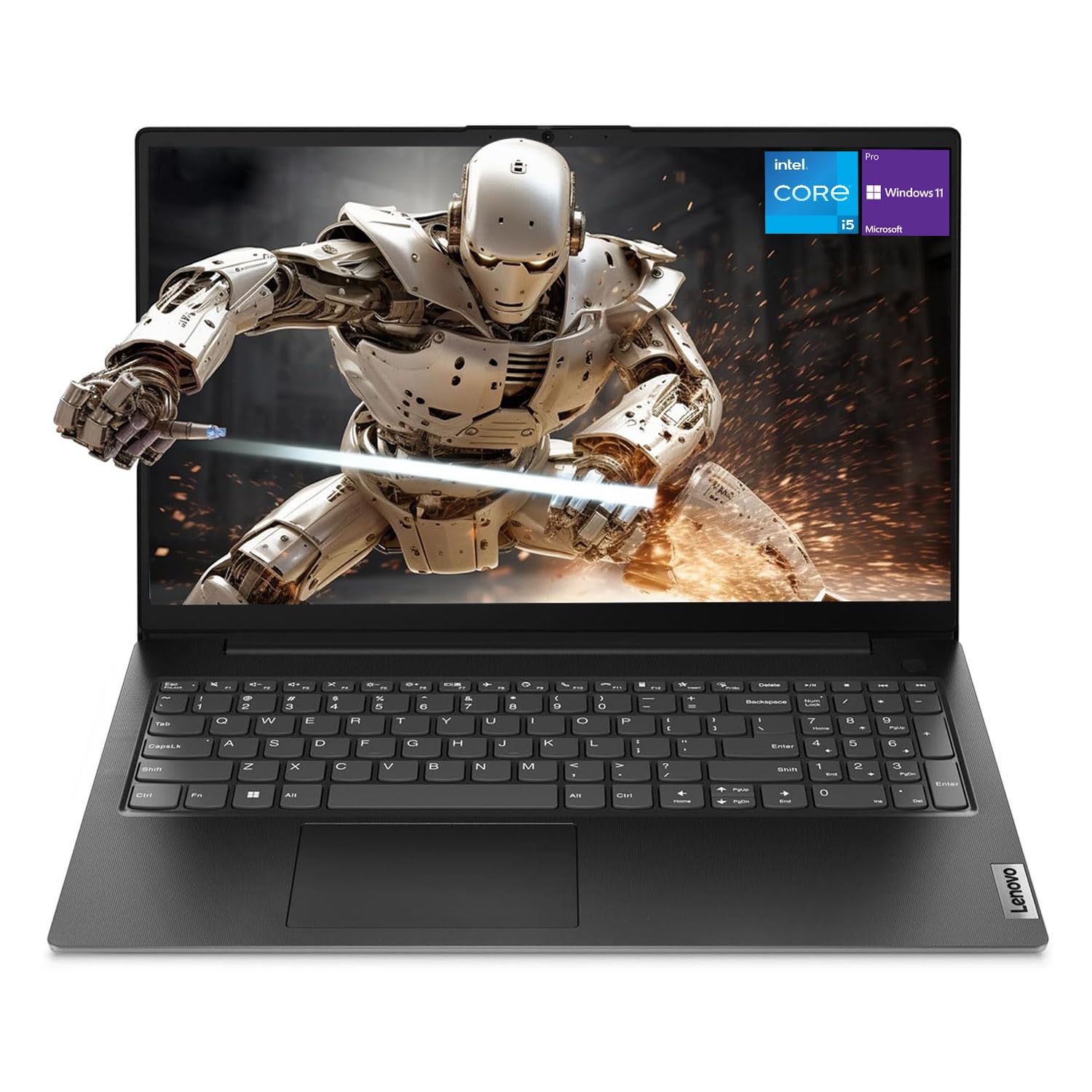 لپ تاپ تجاری Lenovo Newest V15 Gen 4، نمایشگر FHD 15.6 اینچی، Intel Core i5-13420H (پیشرفته‌تر از i7-1355U)، 16 گیگابایت رم، 1 ترابایت حافظه SSD، HDMI، RJ45، وب‌کم، کیبورد عددی، وای‌فای، ویندوز 11 پرو، مشکی