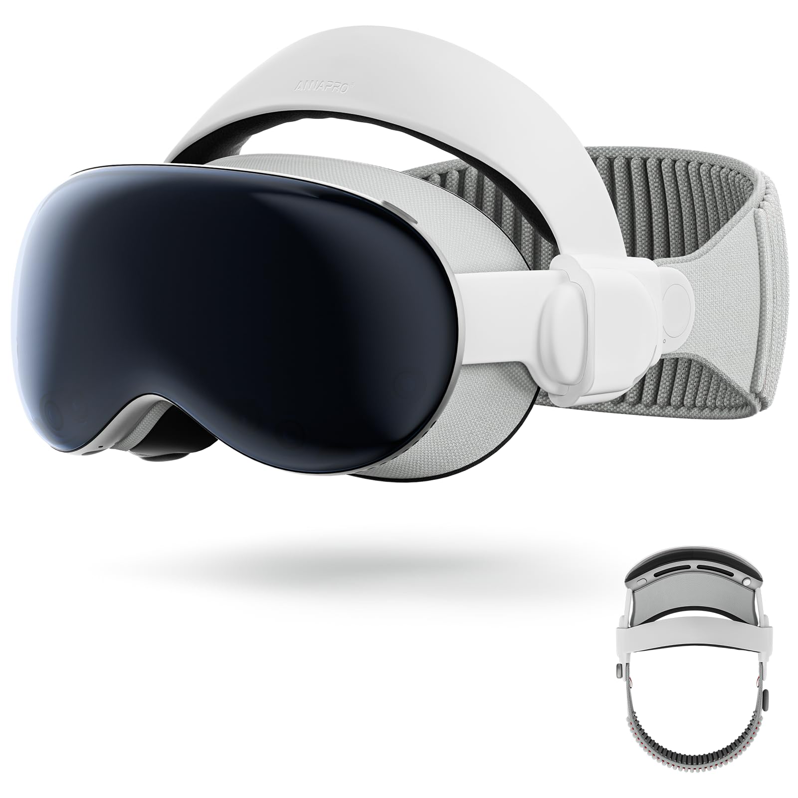 بند سری آناپرو برای Vision Pro، یک بند سر راحت با کاهش فشار قابل استفاده با لوازم جانبی Vision Pro؛ افزایش راحتی و پایداری، مناسب برای اشکال مختلف سر