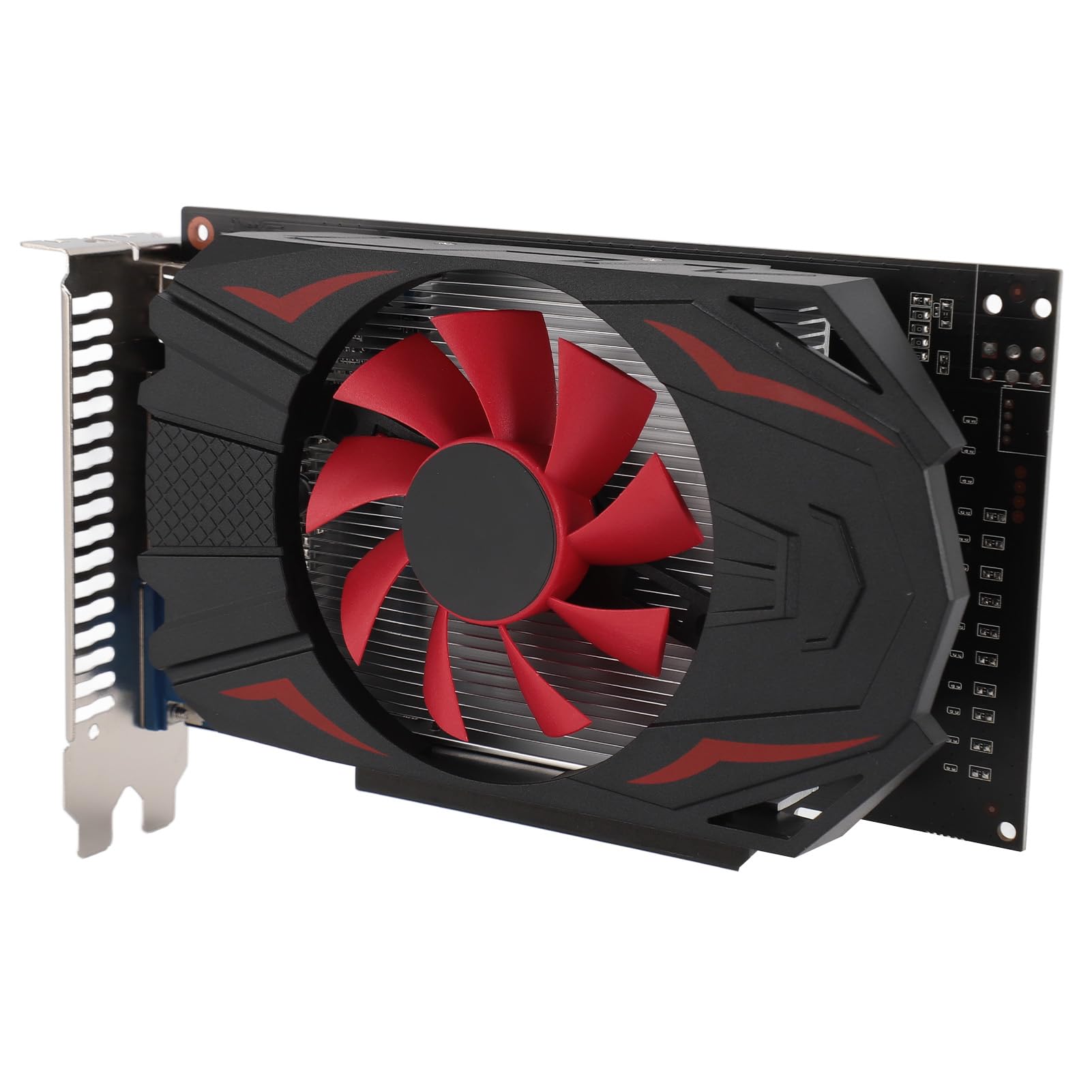 کارت گرافیک مخصوص بازی Luocute GTX1050 با 2 گیگابایت حافظه DDR5، باس 128 بیت و فرکانس 5000 مگاهرتز، رزولوشن 2560×1600، پشتیبانی از DirectX 12، اسلات PCI Express 2.0 x16، ماژول خنک‌کننده