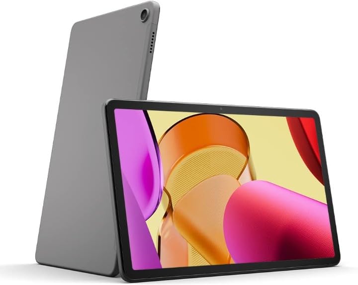تبلت REBENUO Fire Max 11 با صفحه نمایش 11 اینچی زنده، همه‌کاره برای استریمینگ، خواندن و بازی، عمر باتری 14 ساعته، قلم نوری و صفحه کلید اختیاری، 64 گیگابایت، خاکستری