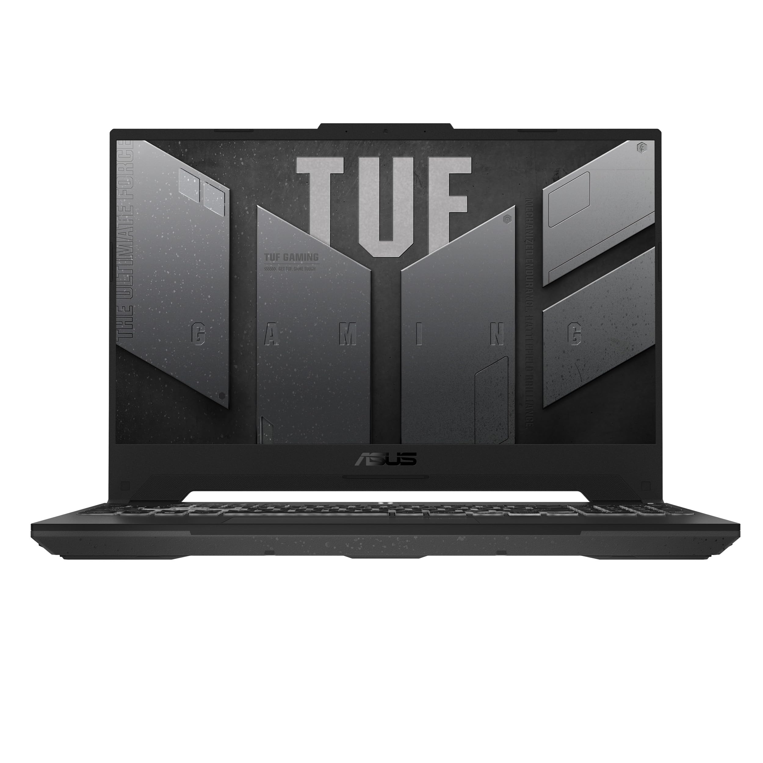 ترجمه: لپ تاپ بازی ASUS TUF A15 FA507NUR-LP053W با AMD R7-7435HS/16GB رم/1TB حافظه‌ی جامد/NVIDIA GeForce RTX 4050 6GB/15.6 اینچ FHD (1920x1080) 144Hz/ویندوز 11 هوم/پیکسل‌های RGB 1-Zone/صفحه کلید انگلیسی-عربی- رنگ مکا ورید+ رم 16GB / 1TB حافظه‌ی جامد