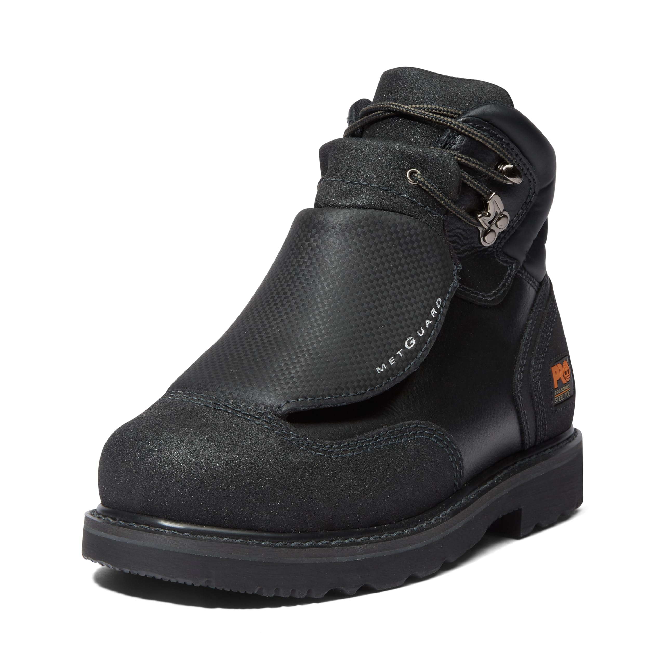 Timberland PRO Men's External Met Guard 6 Inch Steel Safety Toe Industrial Work Boot 40 EU Black-2024 New