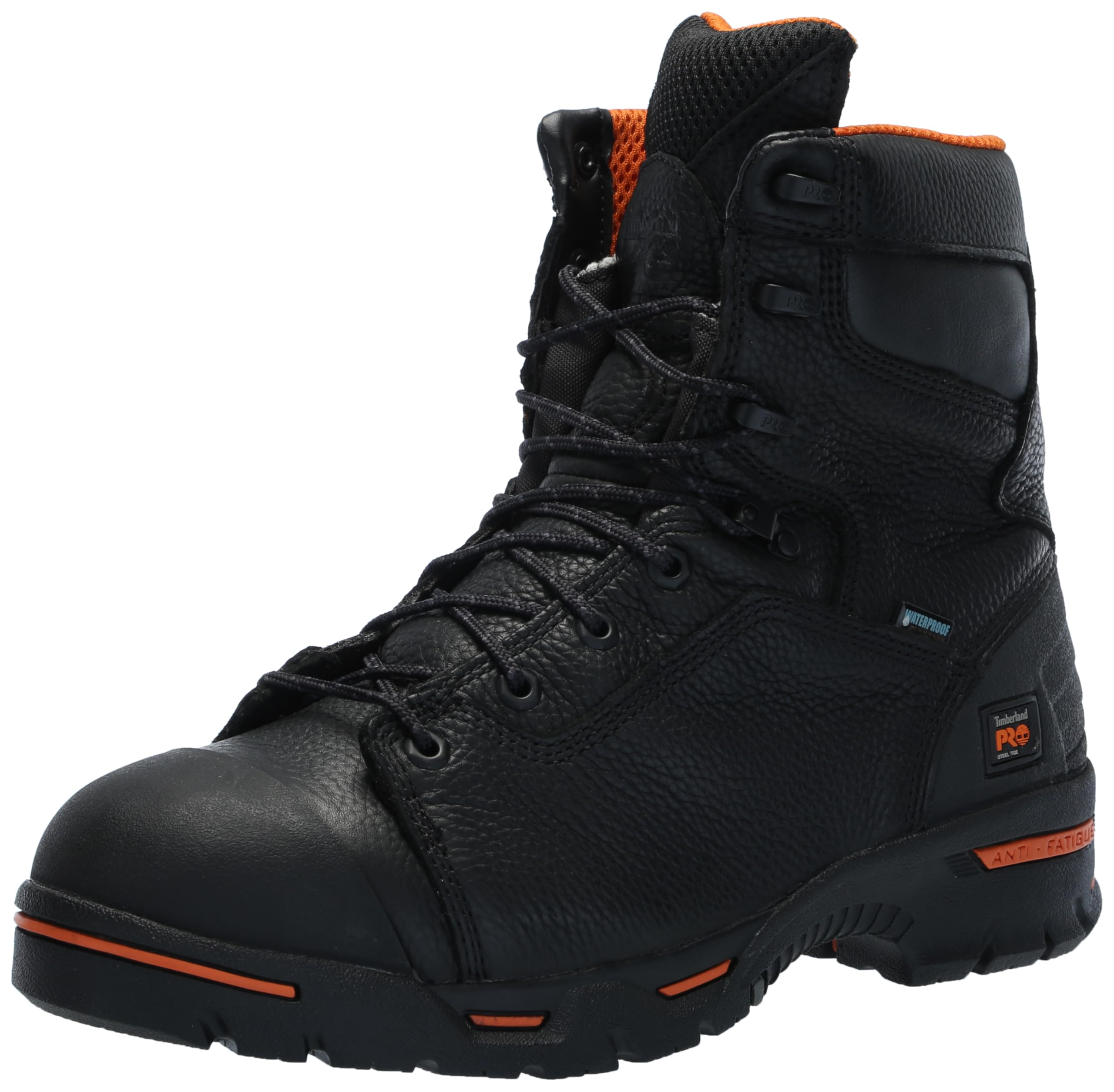 کفش کاری صنعتی ضد آب با محافظ تیغه فولادی 8 اینچی مردانه Timberland PRO Rigmaster با شماره 40 اوروپا، رنگ مشکی-2024، مدل جدید