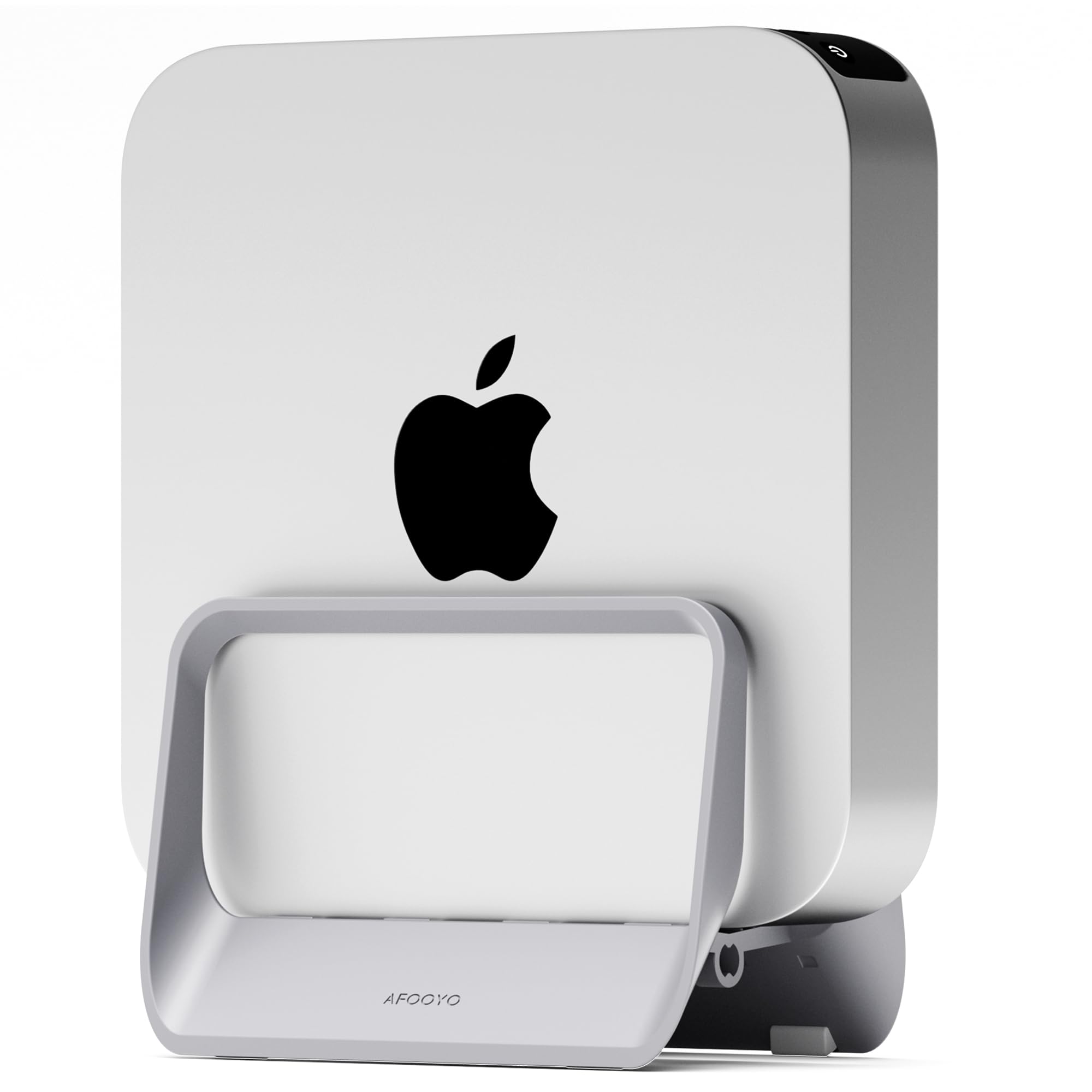 نگه‌دارنده عمودی AFOOYO برای Mac Mini، ABS - سازگار با تمام مدل‌ها 2010-2024 M1 M2 M4 Pro، سازگار با لپتاپ و کامپیوتر همراه (خاکستری)