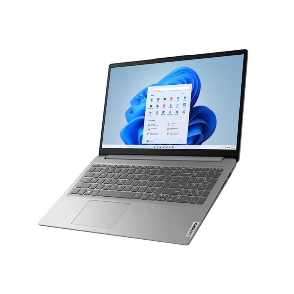 لپ تاپ Lenovo IdeaPad 1 15IAU7 با صفحه نمایش 15.6 اینچی FHD، پردازنده Intel Core i7-1255U، 8GB RAM، 512GB SSD، گرافیک Intel Iris Xe، صفحه کلید انگلیسی-عربی، ویندوز 11، رنگ خاکستری ابری - [82QD00CMAX]