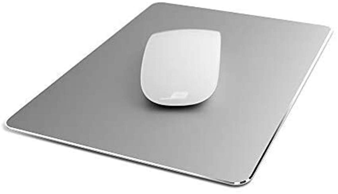 کیفیت ساخت عالی، مناسب برای بازی و استفاده در دفتر کار، ضدآب دوطرفه، کنترل سریع و دقیق بر روی لپتاپ، کامپیوتر و ماوس کامپیوتر شخصی (نقره ای)