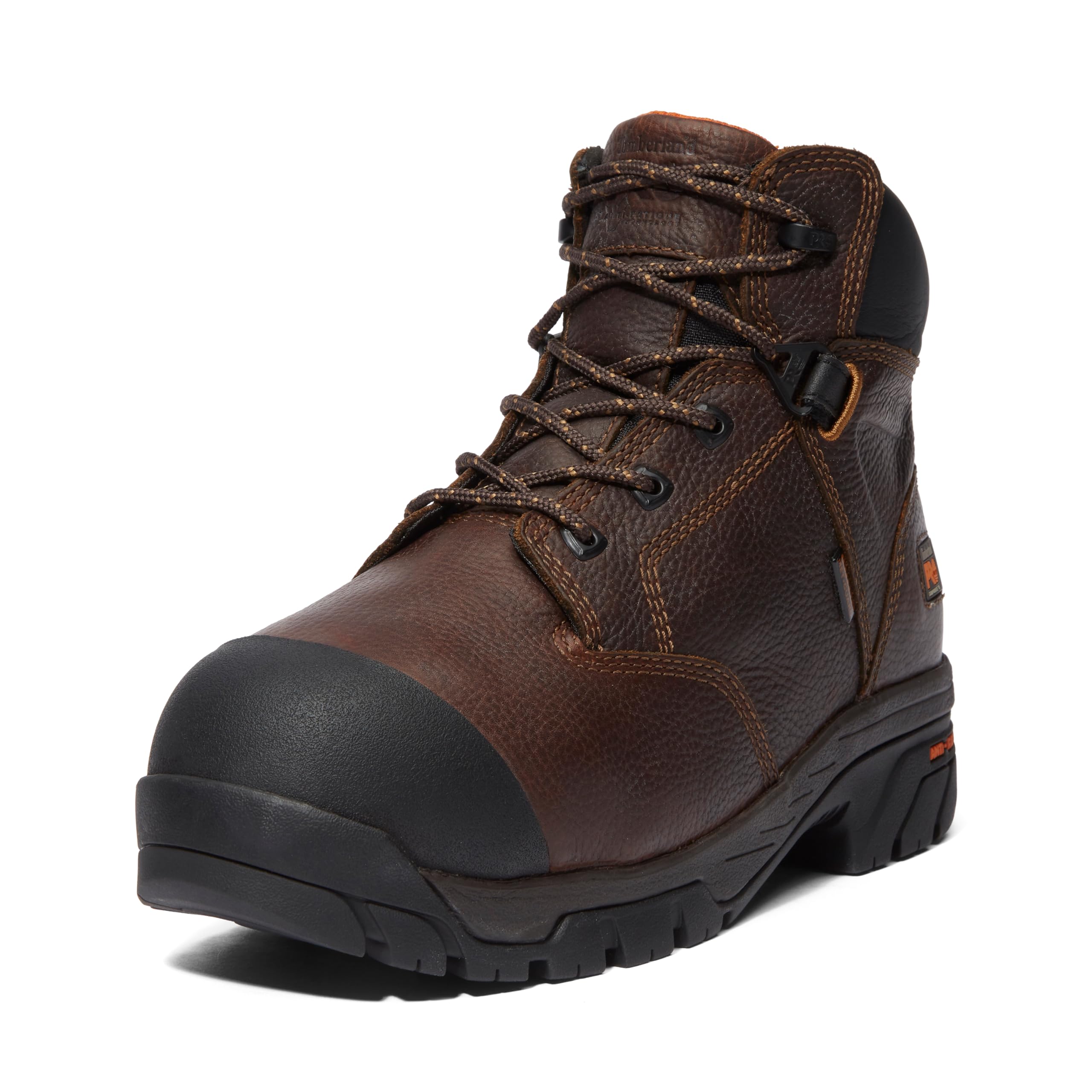 Timberland PRO کفش ایمنی صنعتی زنانه Helix Internal Met Guard با قلاب 6 اینچ و 48.5 EU و قهوه ای-2024 جدید.