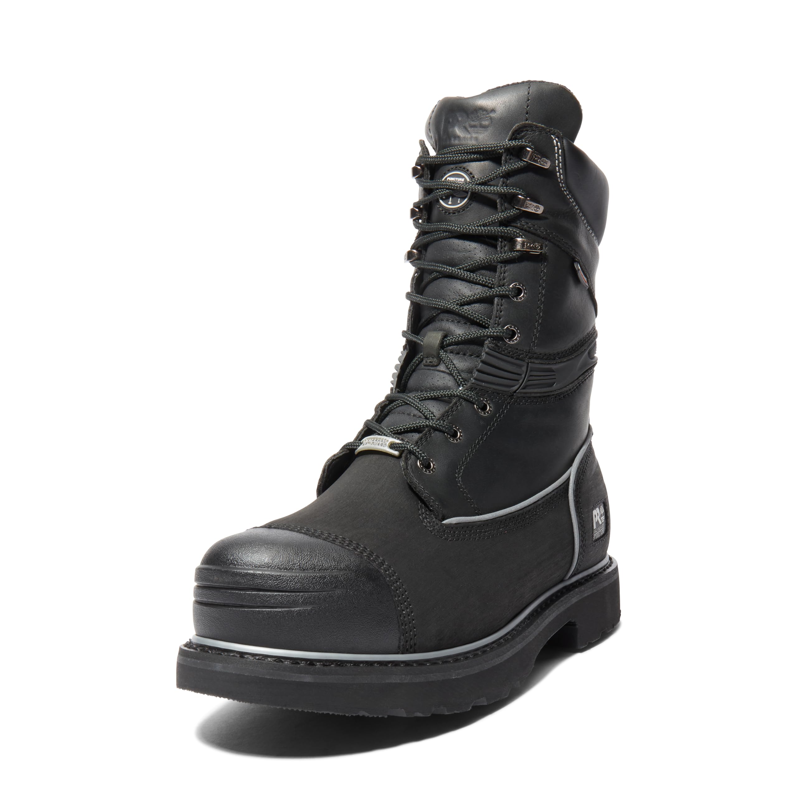 کفش صنعتی Timberland PRO مردانه با محافظ داخلی Met Guard 10 اینچ و سرفه ایمن فولادی با مقاومت در برابر نفوذ، عایق و ضدآب فولادی انواع آبیاری شغلی چاق 42.5 یورو رنگ سیاه-2024 جدید