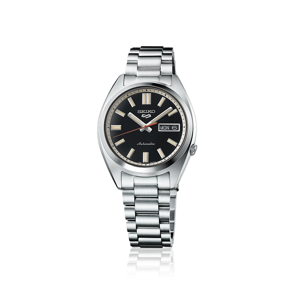 ساعت مچی مردانه خودکار Seiko 5 Sports SSK GMT با شیار سیاه SSK001K1 سیکو