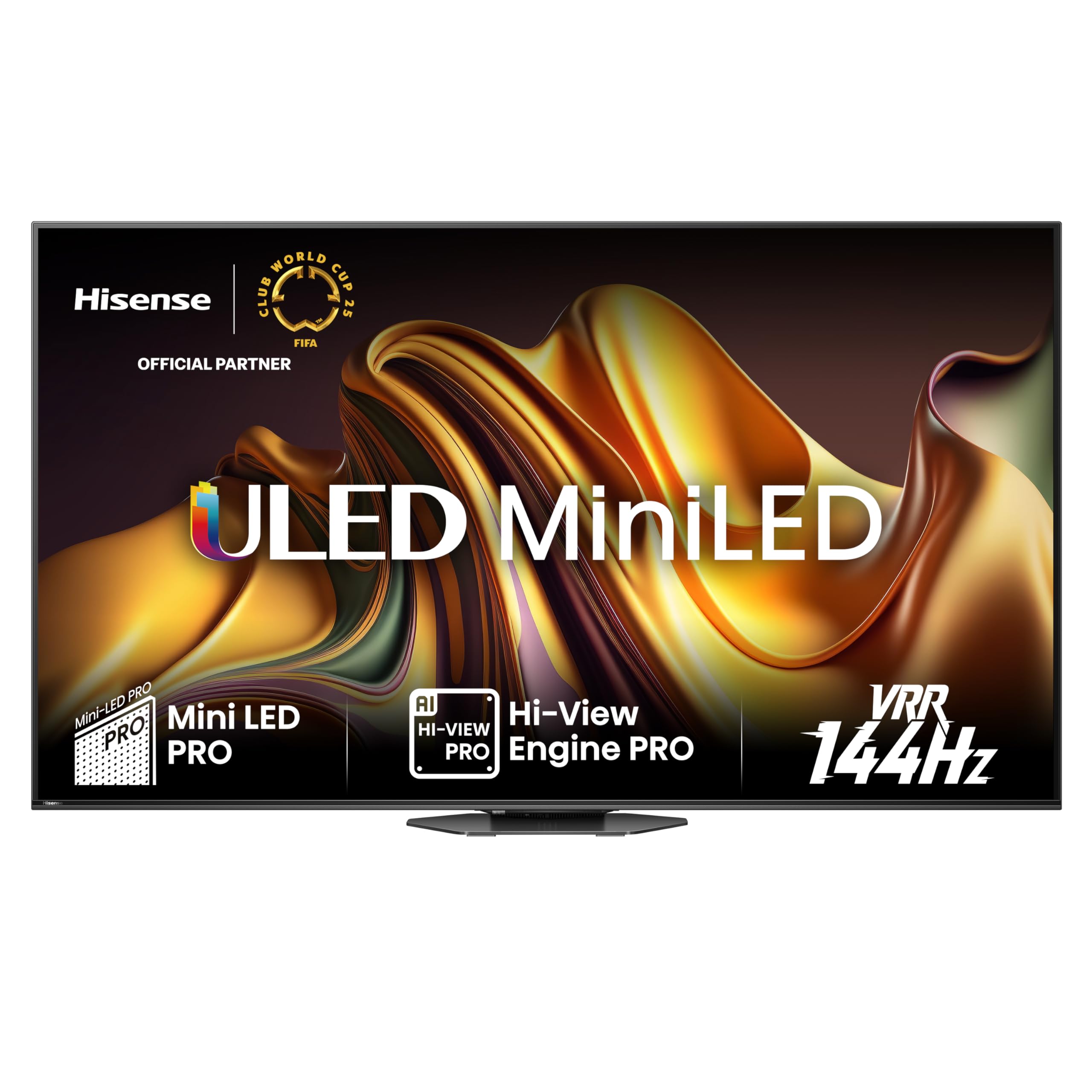 تلویزیون هوشمند Hisense سری U8 با پنل Mini-LED ULED 65 اینچ (مدل 2024، 65U8N) - QLED، 144Hz طبیعی، Full Array Local Dimming، حالت بازی حرفه‌ای، سازگاری با Alexa 65 اینچ Mini-LED سری U8، UHD 4K