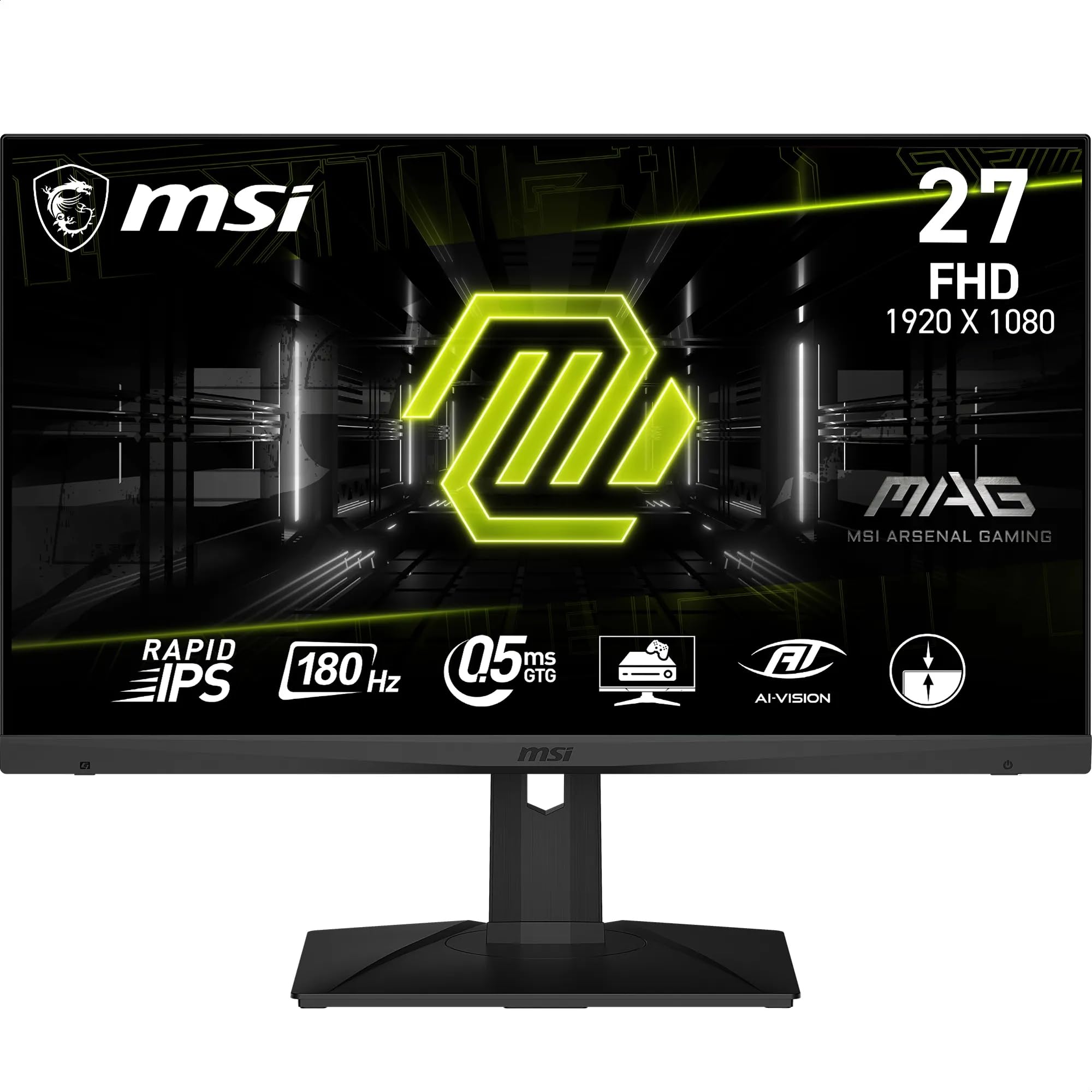 صفحه نمایش بازی MSI MAG 275F 27 اینچ FullHD IPS 180 هرتز 0.5 میلی ثانیه - مشکی | 9S6-3CE21M-009