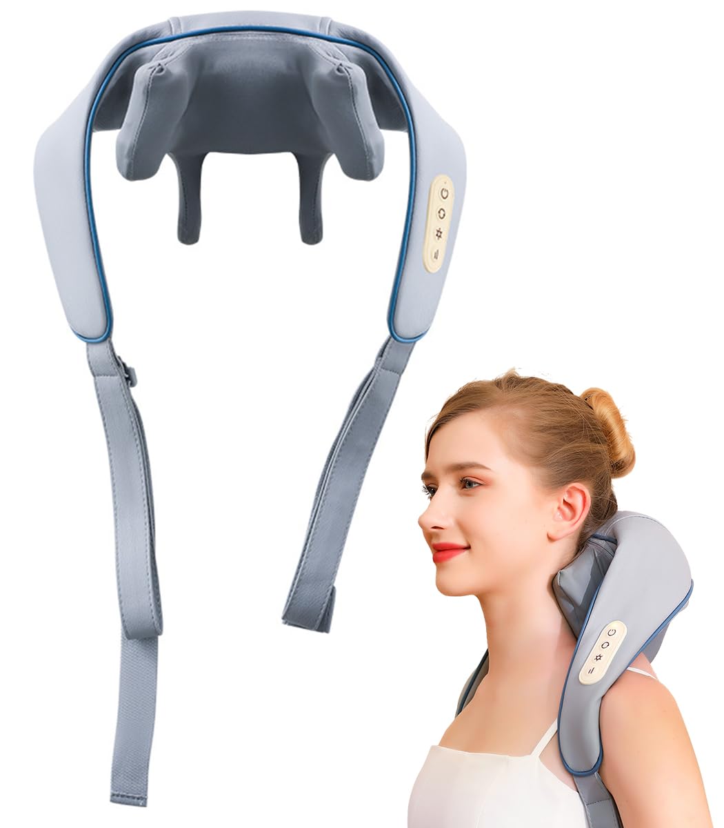 ECVV Trapezius Massage Shawl, Neck and Back Massager, Electric Hot Kneading Massage Shoulder and Neck, 6D Massager Soothing Full Shoulder and Neck

ECVV کمربند ماساژ تراپزیوس، ماساژور گردن و پشت، ماساژ گرم برقی یوزه و گردن، ماساژور 6 بعدی رویش‌آور شانه و گردن کامل