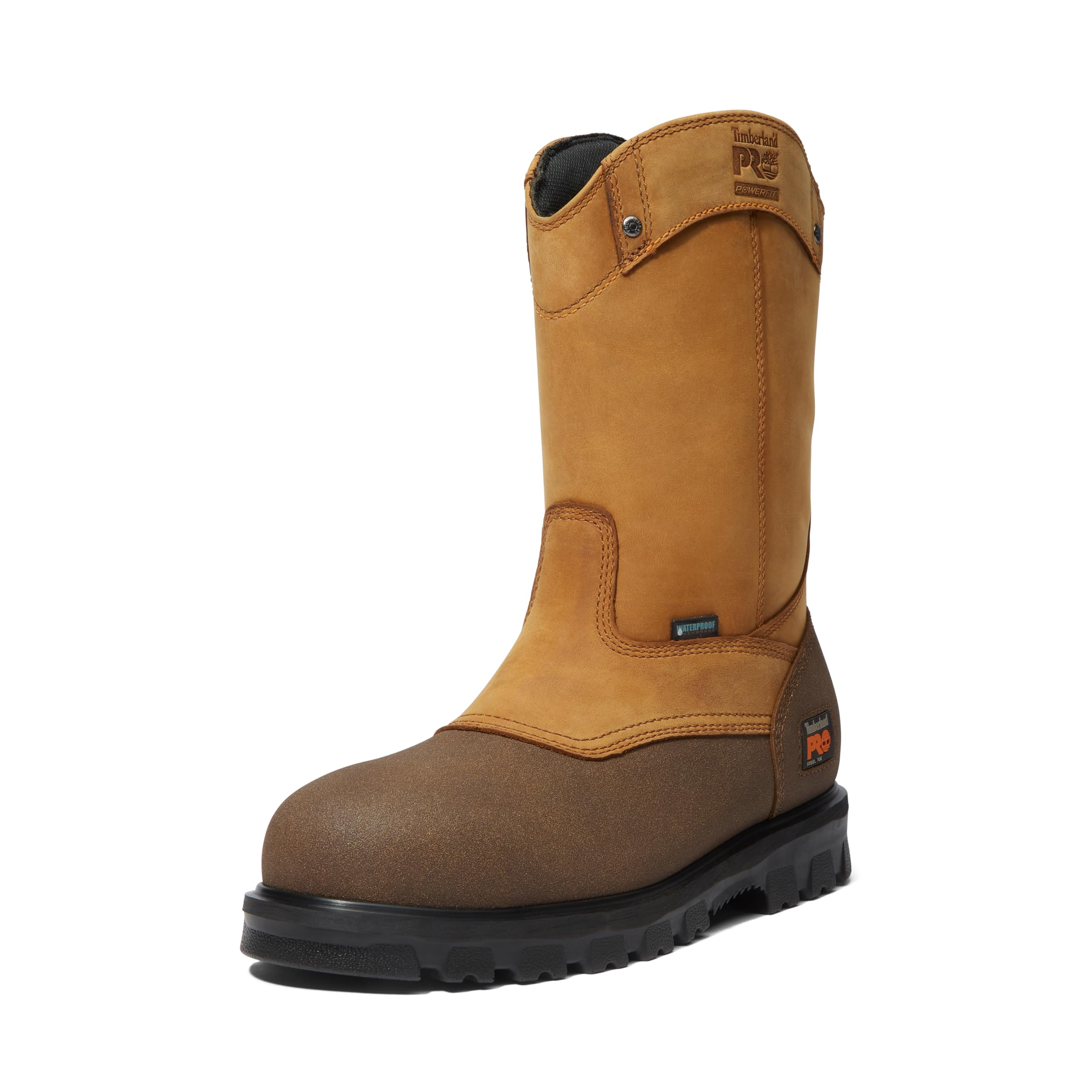 کفش کاری صنعتی ضدآب با ایمنی فولادی تایید شده Timberland PRO مدل Rigmaster Pull-on برای آقایان 41 اوروپا بیژ-2024 جدید
