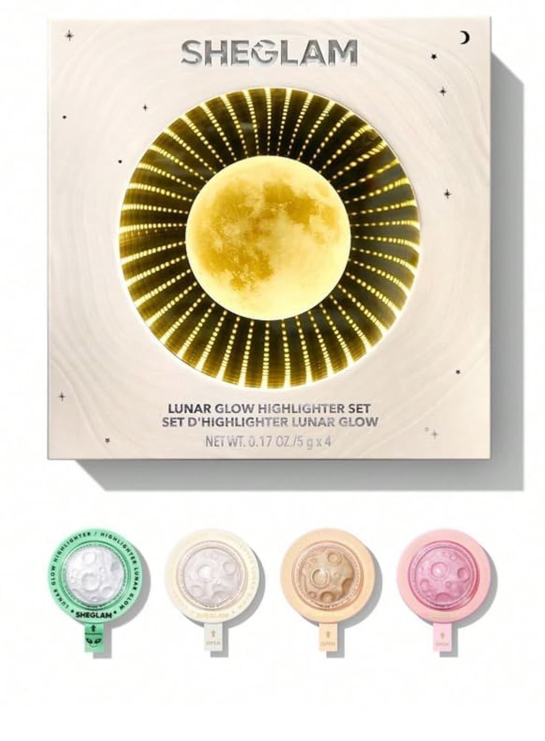 مجموعه هایلایتر SHE GLAM Lunar Glow، 20 گرم