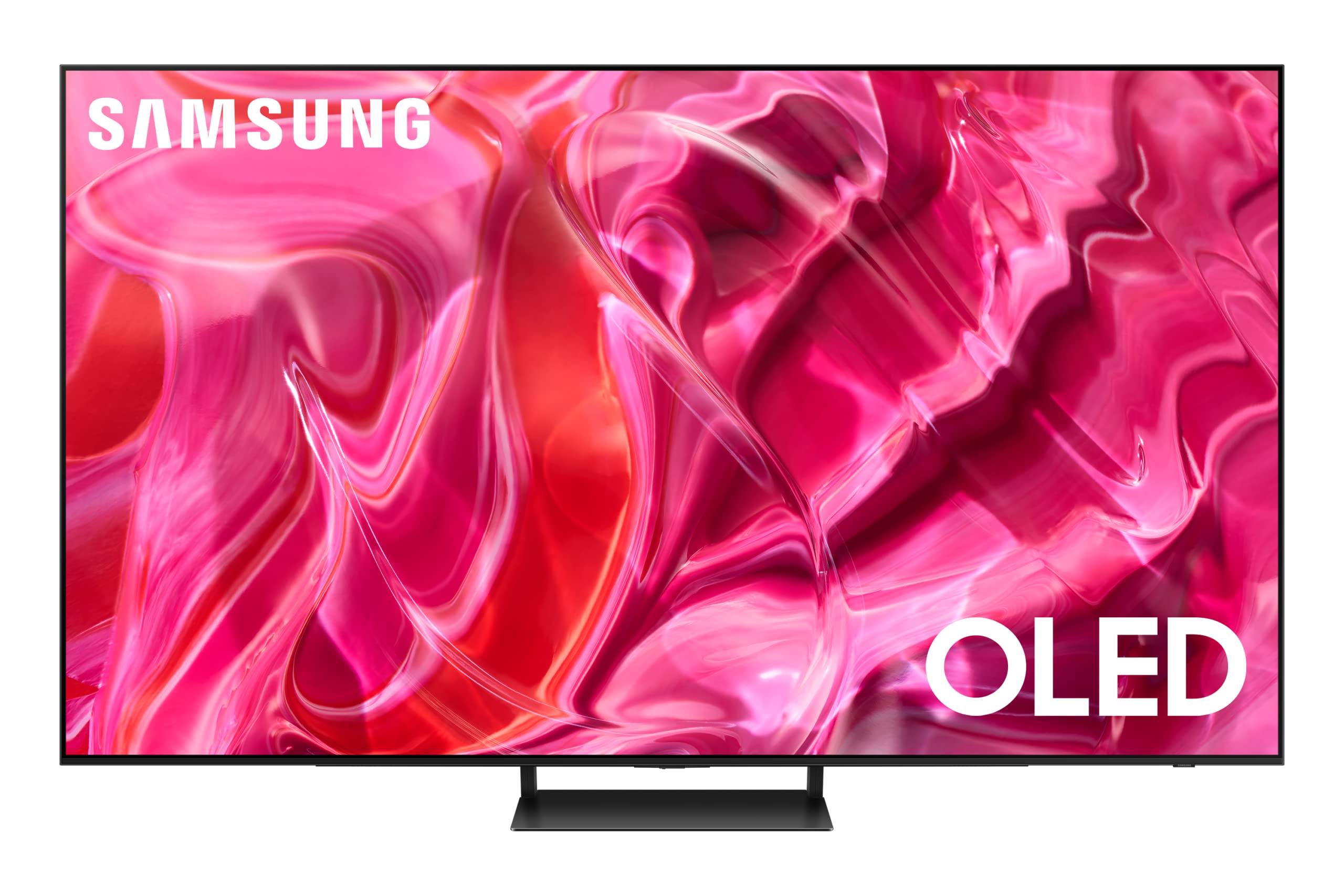 تلویزیون 77 اینچی سامسونگ OLED S90C با پردازنده کوانتوم نورونی 4K طراحی لیزری باریک - مدل QA77S90CAUXZN (مدل 2023) (تجدید نظر شده)، 77 اینچ OLED 4K نسخه امارات متحده عربی