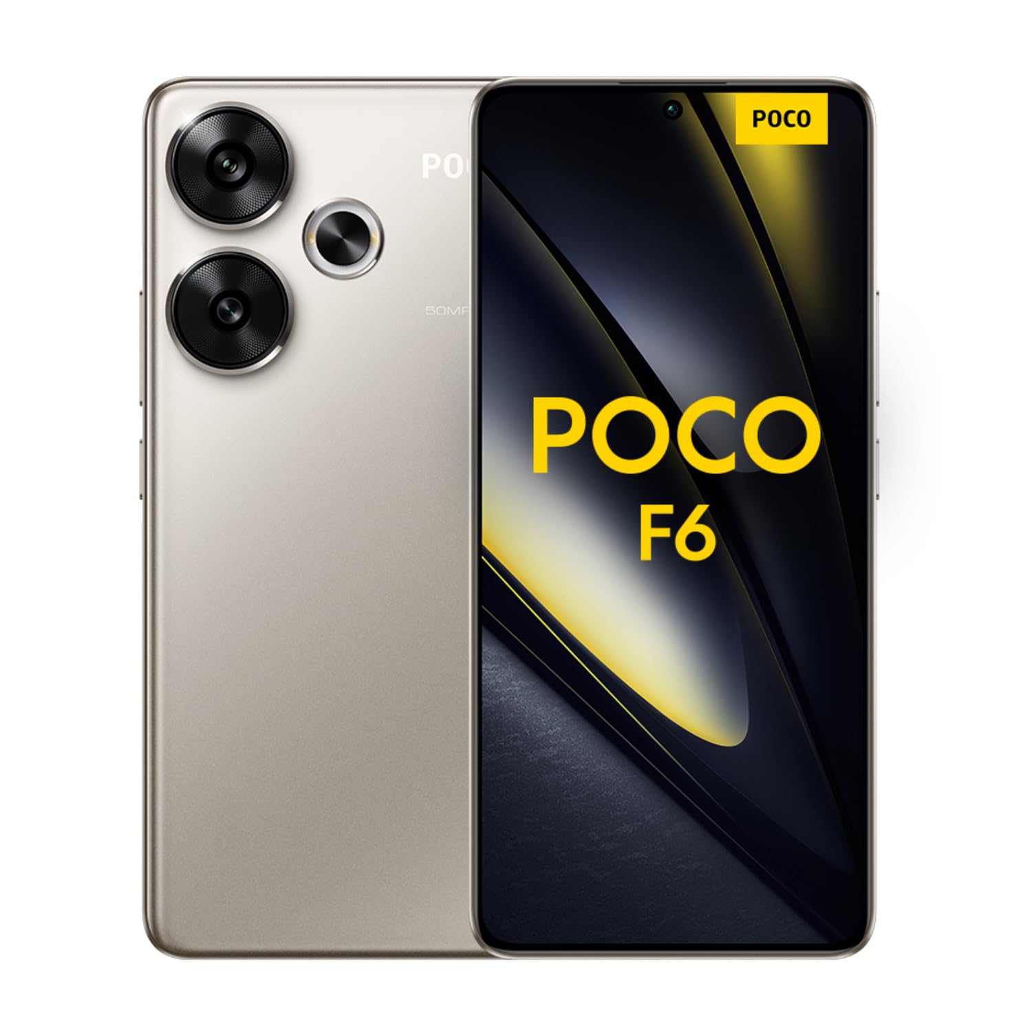 شیائومی POCO F6 5G موبایل، تایتانیوم (رم 12 گیگابایت+حافظه داخلی 512 گیگابایت) | اسنپدراگون 8s ژن 3 | صفحه نمایش AMOLED 6.67 اینچی با نرخ تازه‌سازی 120Hz | دوربین سه‌گانه با OIS 50+8 مگاپیکسل، دوربین جلوی 20 مگاپیکسل | حافظه داخلی 512 گیگابایت تایتانیوم