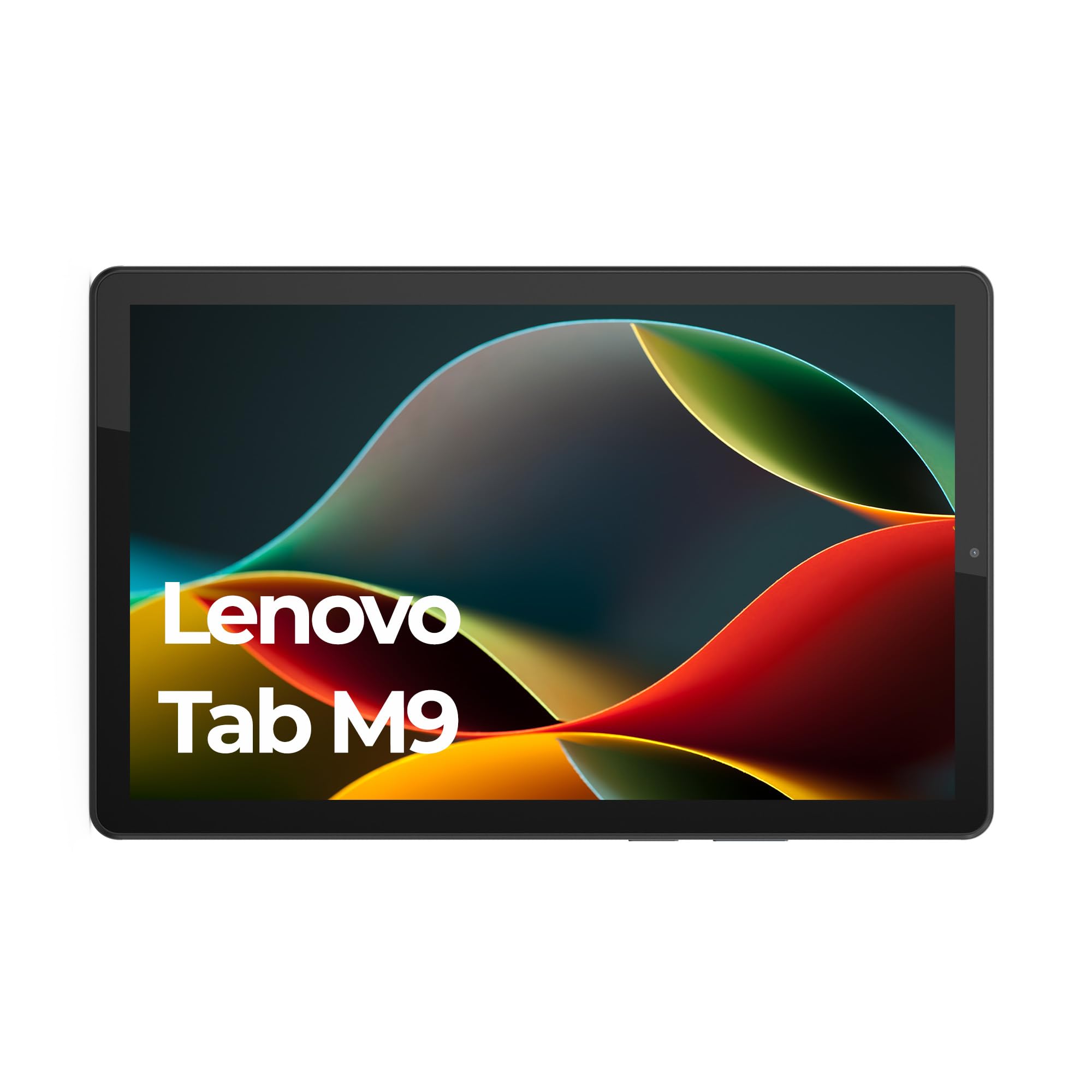 تبلت لنوو Tab M9-9 اینچ صفحه نمایش HD لمسی (MediaTek Helio G80، 8 هسته ای، 4 گیگابایت رم، 64 گیگابایت eMMC، اندروید 12، وای فای + بلوتوث) کیس شفاف - خاکستری