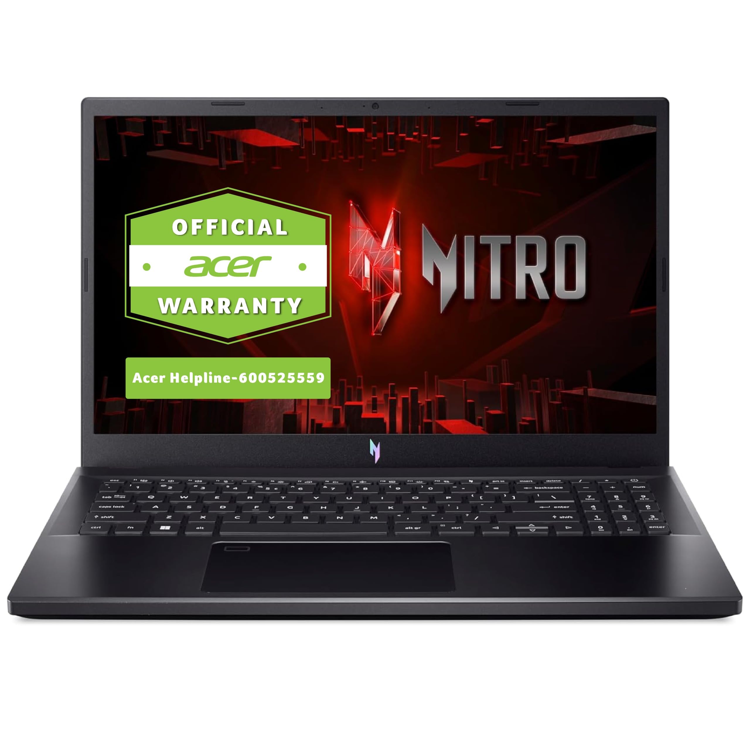 لپ تاپ بازی Acer Nitro V ANV15، پردازنده Intel Core i7 نسل ۱۳ام/16 گیگابایت DDR5/1 ترابایت حافظه جامد SSD/8 گیگابایت NVIDIA RTX 4060/صفحه نمایش ‌FHD IPS با سایز ۱۵.۶ اینچ و فرکانس تازه‌سازی ۱۶۵ هرتز/ویندوز ۱۱/وای‌فای نسل ۶/صفحه کلید با حروف انگلیسی و عربی/گارانتی تولید کننده توسط Acer