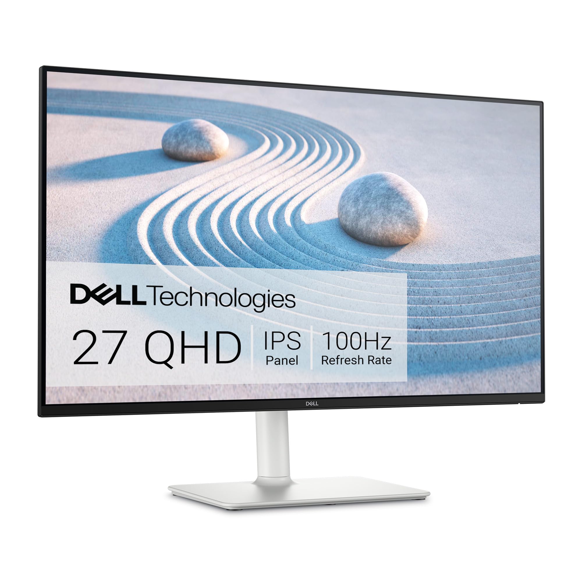 مانیتور Dell S2725DS - نمایشگر 27 اینچ، دقت QHD (2560x1440) ،نرخ تازه سازی 100Hz ، نسبت کنتراست 1500:1، استاندارد راحتی چشم TÜV Rheinland چهار ستاره، اسپیکر 2x5W یکپارچه، تنظیم ارتفاع/تیلت/چرخش/پیوت- رنگ سفید خاکستری اینچ 27 S2725DS HDMI
