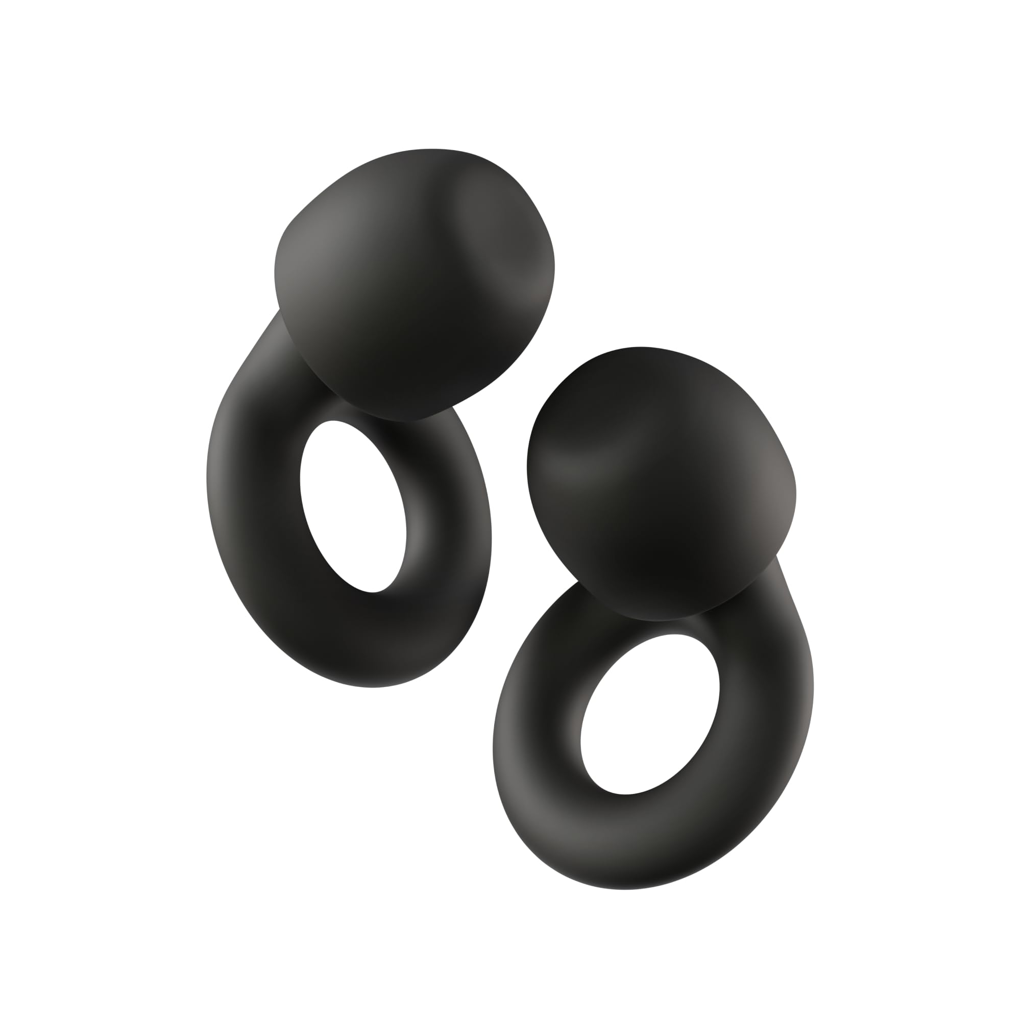 سرپوش گوش Loop Quiet 2 - سرپوش‌های بازیاب‌پذیر بی‌نظیر برای خواب، تمرکز عمیق، سفر، حساسیت به صدا | محافظت شنوایی انعطاف پذیر | انطباق قابل تنظیم | کاهش صدا 24 دسی‌بل (انتقال صدا نوسانی) مشکی