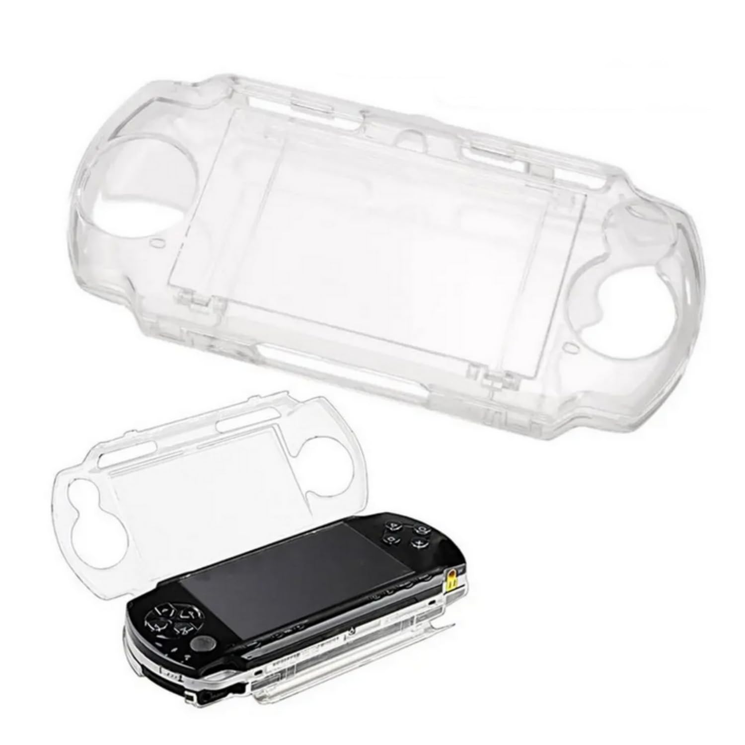 کیس محافظ سخت کریستالی ۱ عدد SKEIDO برای PSP ۲۰۰۰/۳۰۰۰، کاور شفاف جایگزین برای PSP ۲۰۰۰/۳۰۰۰ دستی بازی کنسول