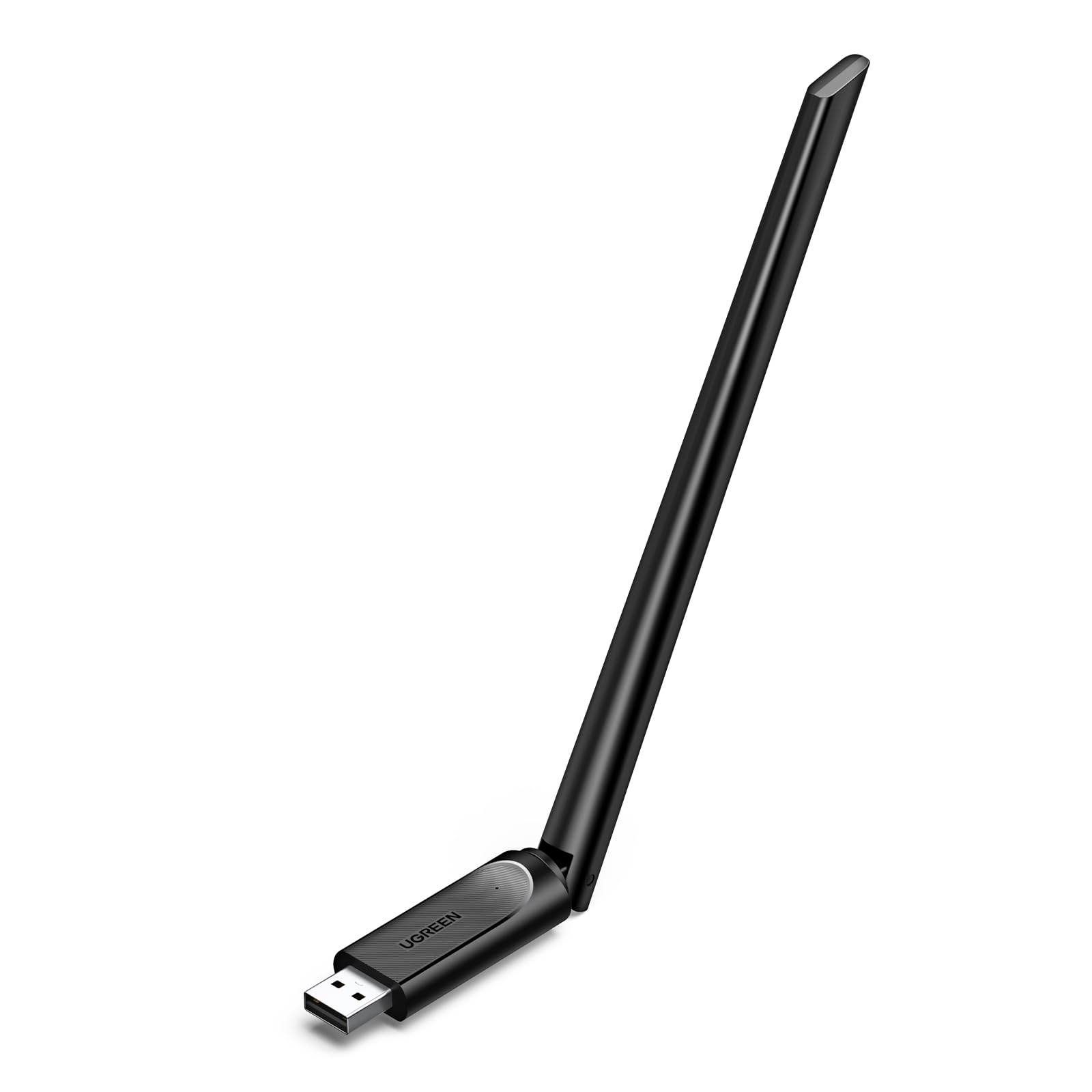 آداپتور بی‌سیم UGREEN AX900 USB برای کامپیوتر، آداپتور شبکه بی‌سیم برای رایانه رومیزی، لپتاپ با آنتن دوباند 6dBi با بازدهی بالا 2.4 گیگاهرتز، 5 گیگاهرتز، دانگل USB WiFi 6 با پشتیبانی از 286Mbps/600Mbps برای برنامه‌های Win11/10، لینوکس، رنگ مشکی