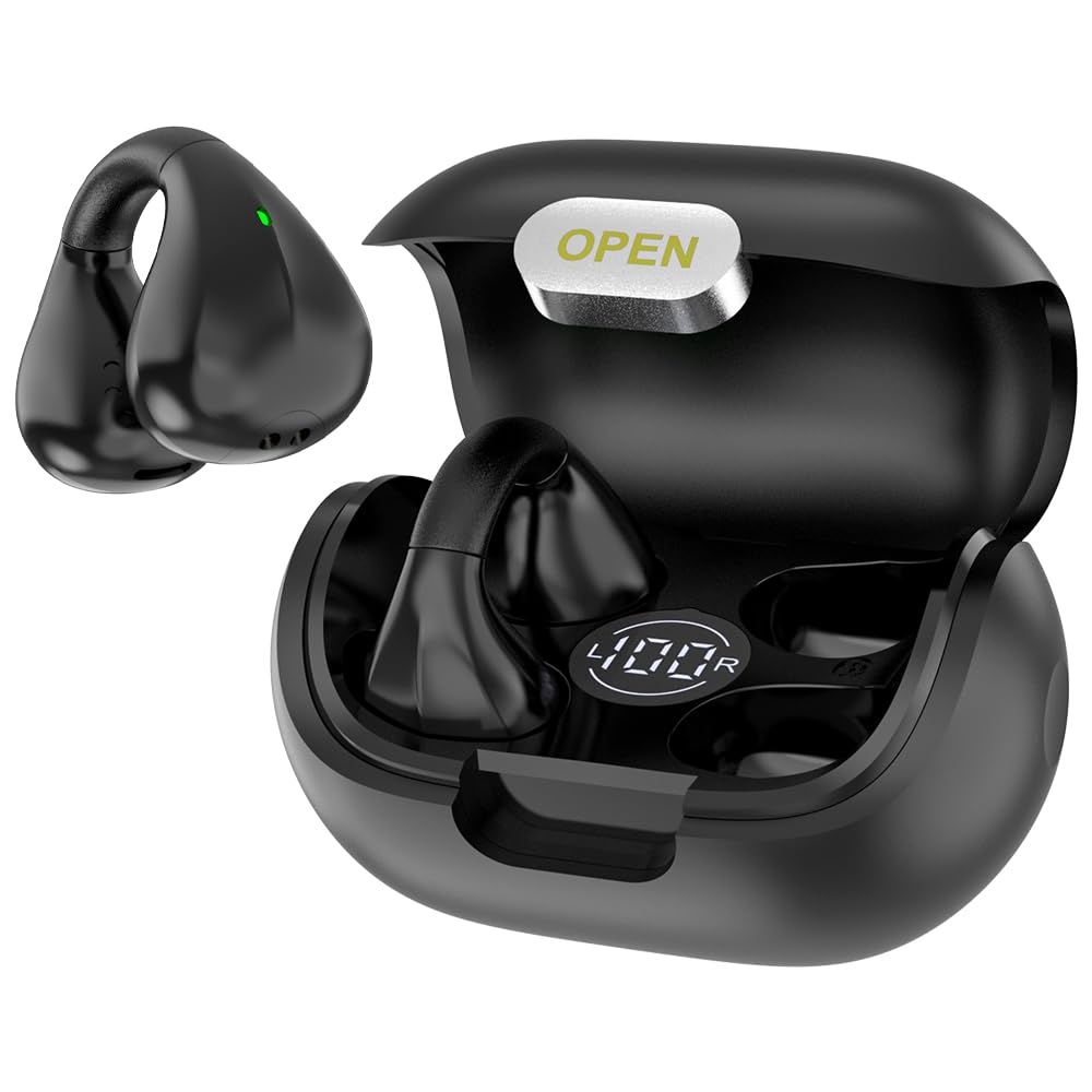Rescien Open Ear Wireless Clip Earbuds Sport Earphones with Bluetooth 5.3 Earpods for Android and iPhone Headphones Sports 3D Stereo Sound On Earphones for Sport Running Cycling Driving Gym
موسیقی Rescien Open Ear بی‌سیم Earbuds و هدفون های ورزشی با بلوتوث 5.3 Earpods برای گوشی‌های Android و iPhone صدای استریو 3 بعدی در هدفون های ورزشی برای ورزشهای دویدن، دوچرخه سواری، رانندگی و باشگاه