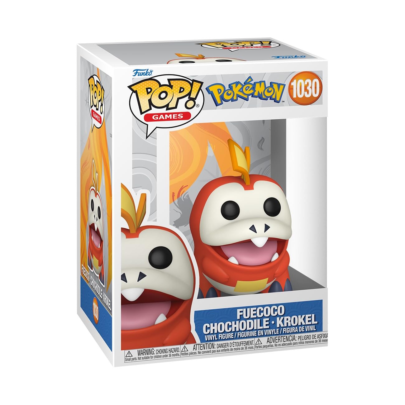 Funko Pop بازی‌ها: پوکمون - Fuecoco - مجسمه وینیل قابل جمع‌آوری - ایده‌ی هدیه - کالای رسمی - اسباب‌بازی برای کودکان و بزرگسالان - طرفداران ویدیو بازی‌ها - مدل مجسمه برای جمع‌آوران و نمایش