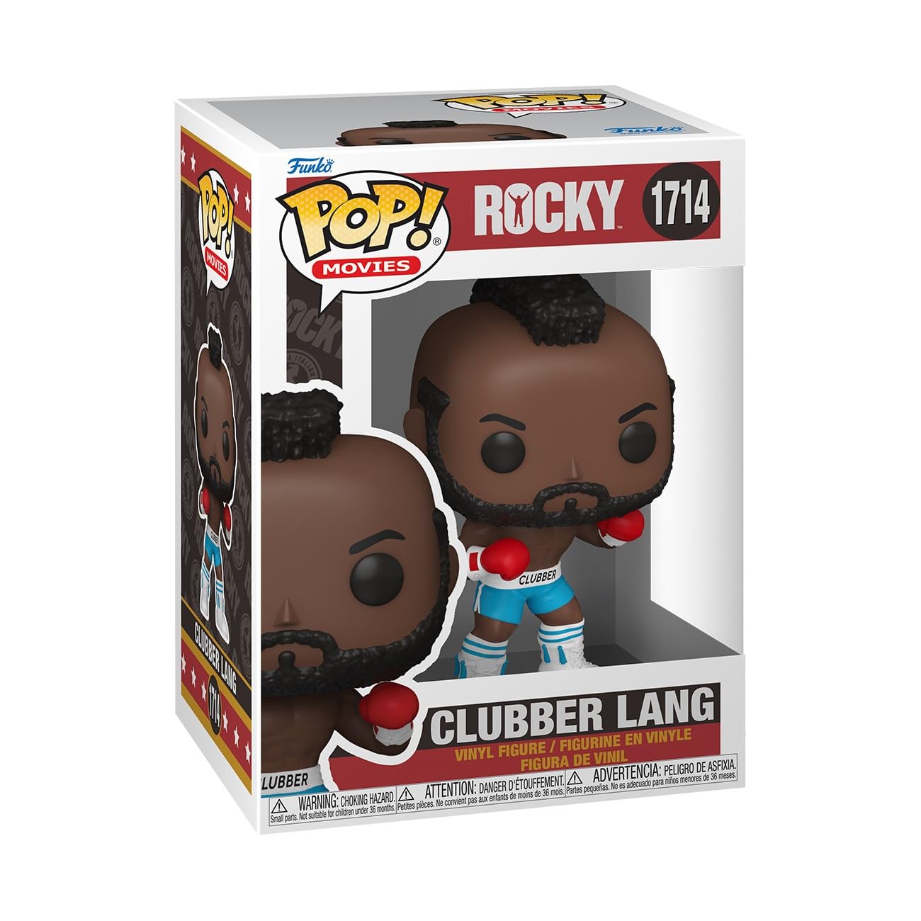Funko Pop Movies: Rocky - Clubber Lang - Rocky Franchise - Collectable Vinyl Figure - Gift Idea - Official Merchandise - Toys for Kids & Adults - Action/Adventure Fans - Model Figure for Collectors
