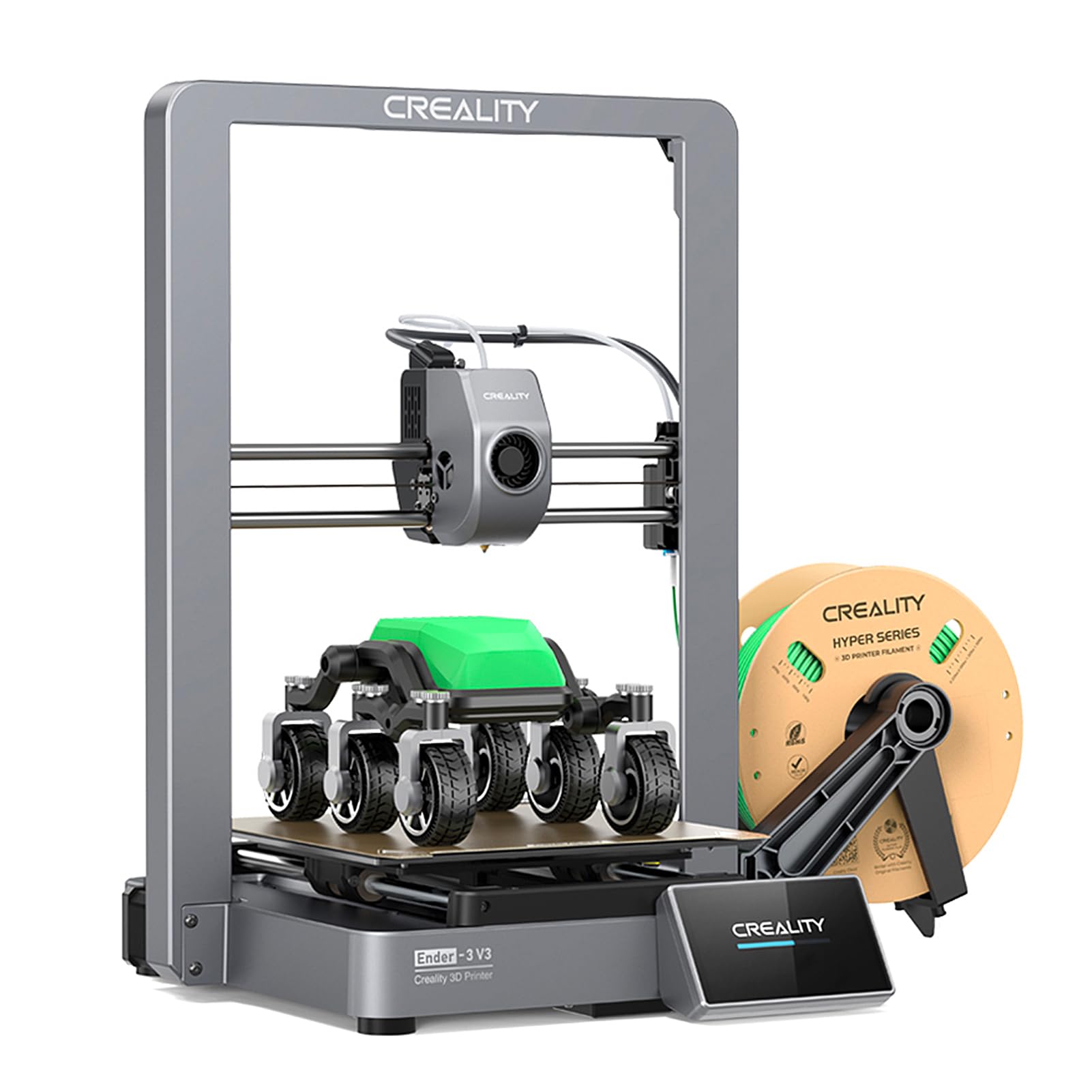 پرینتر سه‌بعدی Fawoonu Ender-3 V3 با سرعت 600mm/s، سیستم CoreXZ، دارای دو گیربکس مستقیم برای استرودر، پلتفرم چاپ PEI، پشتیبانی از خودکارسطح‌بندی، امکان انجام خودبررسی Intelnt، ورودی شکل‌دهی با سنسور G، با ابعاد 220*220*250 میلی‌متر