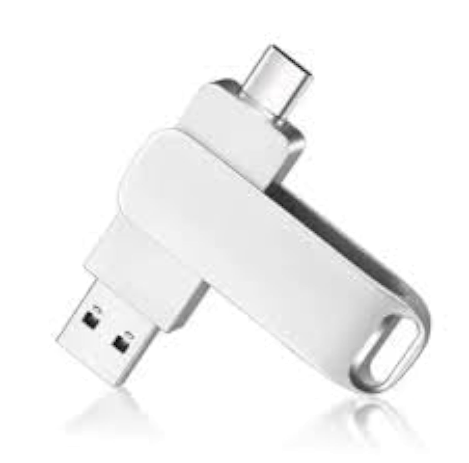 فلش درایو 1TB USB 3.1، درایو USB-A و USB C USB تا 130 مگابایت بر ثانیه خواندن، درایو تامب Type-C طراحی Swivel، جمپ درایو برای USB3.0/USB2.0، مموری استیک برای دستگاه/تبلت/لپتاپ/تلفن اندروید