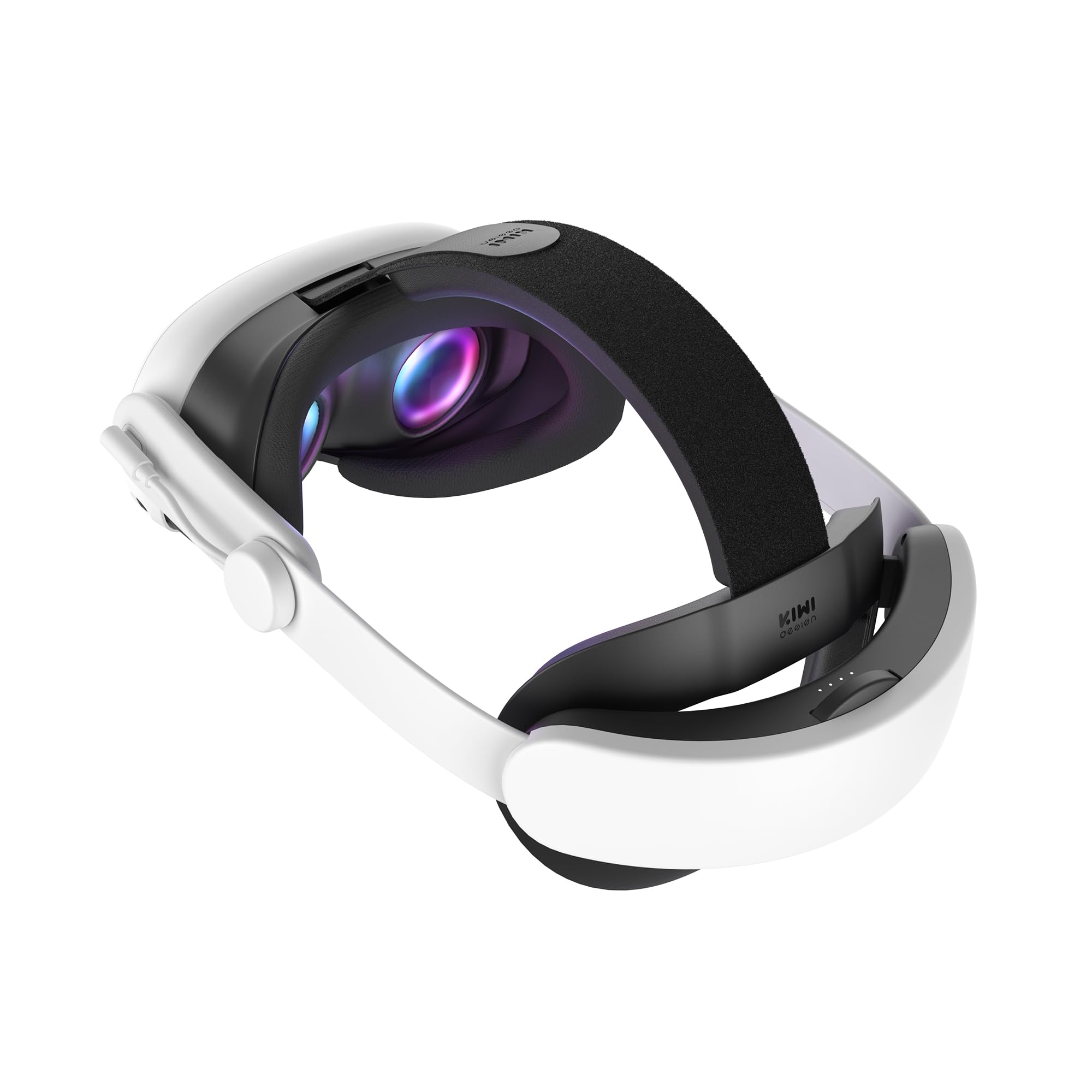 KIWI design K4 Boost Comfort Battery Head Strap Accessories برای Meta/Oculus Quest 3/3S، امکاناتی برای کمربند سر باطری به صورت دوتایی VR Headset را در 2.5 ساعت شارژ می کند.