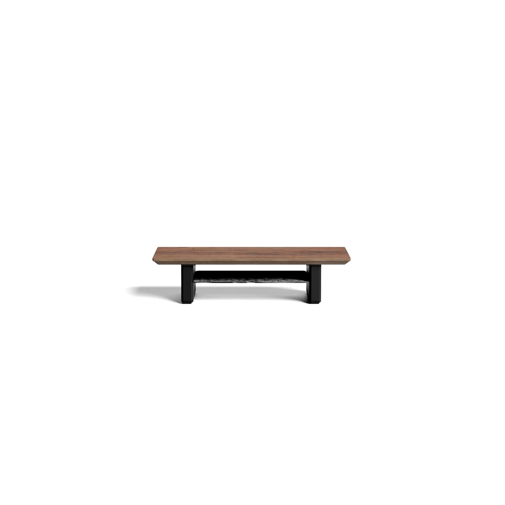 رایکو راه دسترسی رایکو به چوب گردو برای میز سیستم نگهدارنده صفحه نمایش کوچک نمایشگر چوبی آی‌مک سازماندهی میز (گردو، 18.5 اینچ) کوچک| 18.8 اینچ گردو