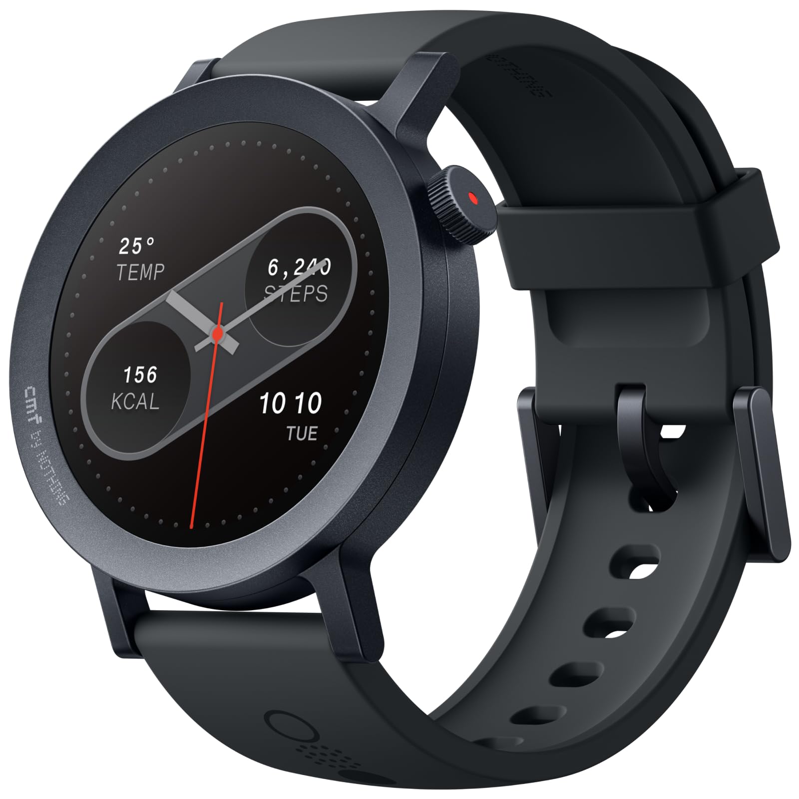 سی ام اف توسط نوتینگ واچ پرو 2، نمایشگر AMOLED 1.32 اینچ، GPS چند سیستمی داخلی، 120 حالت ورزشی، الگوریتم هوشمند خواب، تماس بلوتوثی با کاهش نویز هوش مصنوعی، خاکستری تاریک، نسخه خاورمیانه
