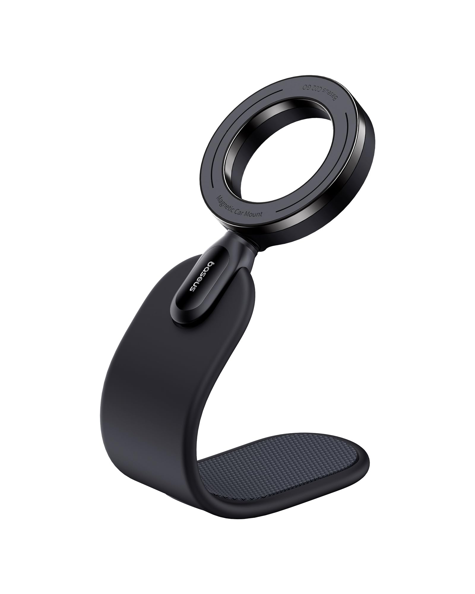پایه مغناطیسی ماشینی Baseus C02 Go برای داشبورد، نگهدارنده تلفن همراه 360 درجه قابل چرخش برای خودرو، طراحی قابل انعطاف نگهدارنده تلفن همراه ماشین با مغناطیس های بسیار قدرتمند برای آیفون 15 پرو مکس، سامسونگ S24 الترا کلاستر مشکی