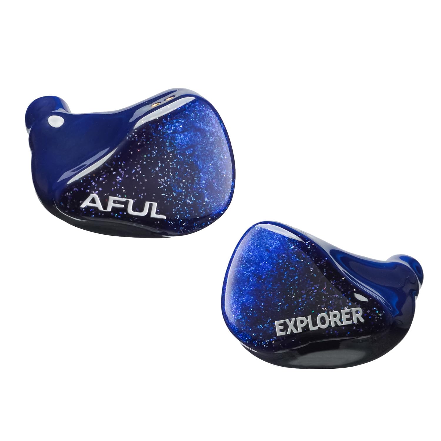هدفای IEMs HiFiGo ، گوشی‌های ورزشی سیم‌دار AFUL Explorer، درایورهای هیبرید 1DD+2BA، گیمینگ اربادز، گوشی‌های های فای با کابل جداشونده نقره‌پوش مس برای موسیقی‌دانان اودیوفیل 3.5mm