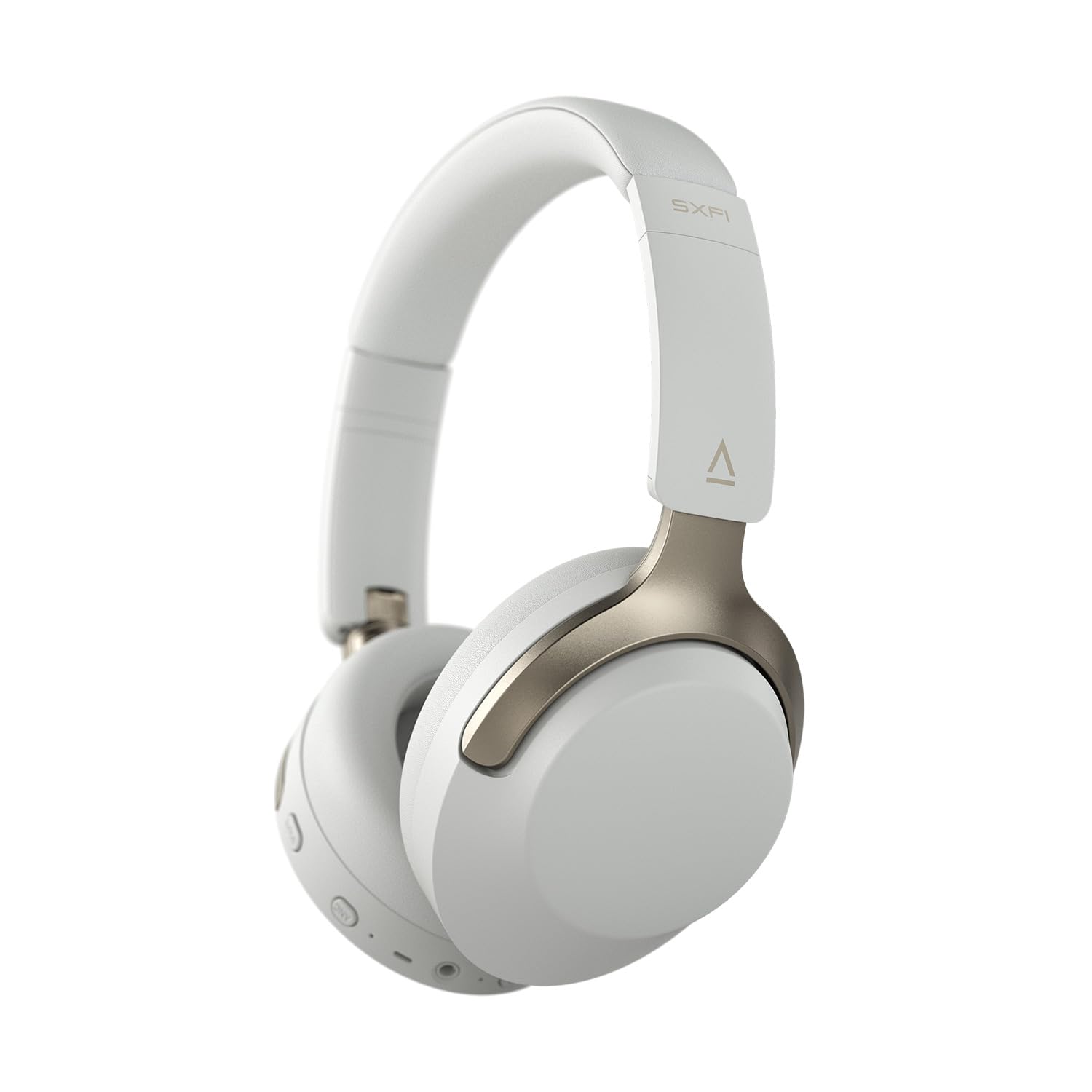 هدفون بی سیم Creative Zen Hybrid SXFI با فناوری Super X-Fi، کنسل صدای فعال هیبریدی قابل تنظیم، حالت محیط، تا 70 ساعت (ANC خاموش)، حالت کم تاخیر (خاکستری روشن)