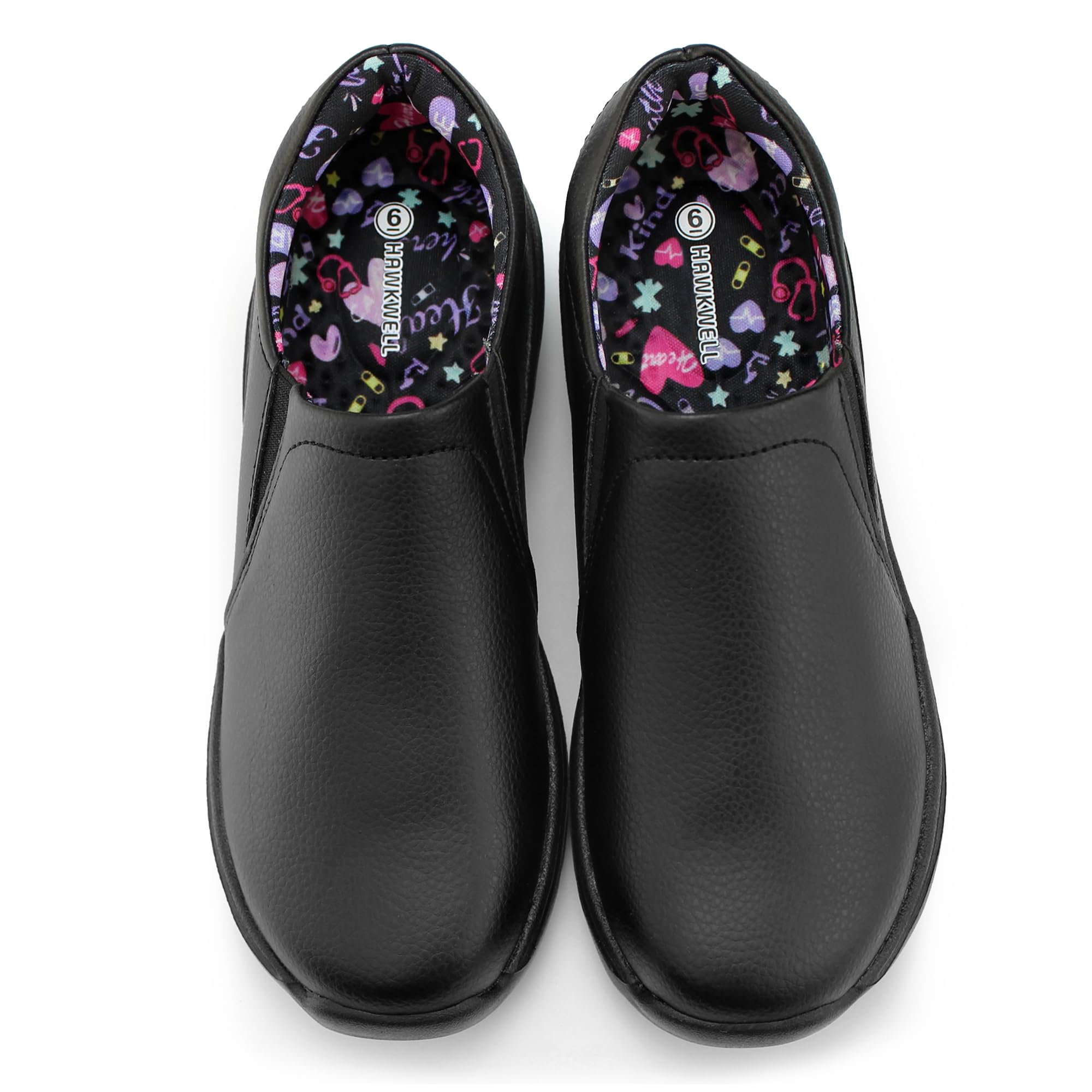 کفش های راحت و سبک ضد لغزش زنانه Hawkwell Women's Nursing Shoes 40 EU 7923-Black