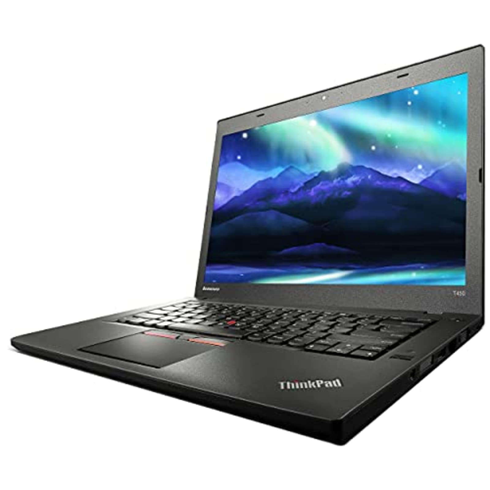 لپ تاپ لنوو (ارتقاء یافته) ThinkPad T450 | صفحه نمایش 1366x768 HD | پردازنده Core i5-5300U - 500GB حافظه‌ی جامد SSD - 16GB رم | 2 هسته با سرعت 2.9 گیگاهرتز ویندوز 10 پرو