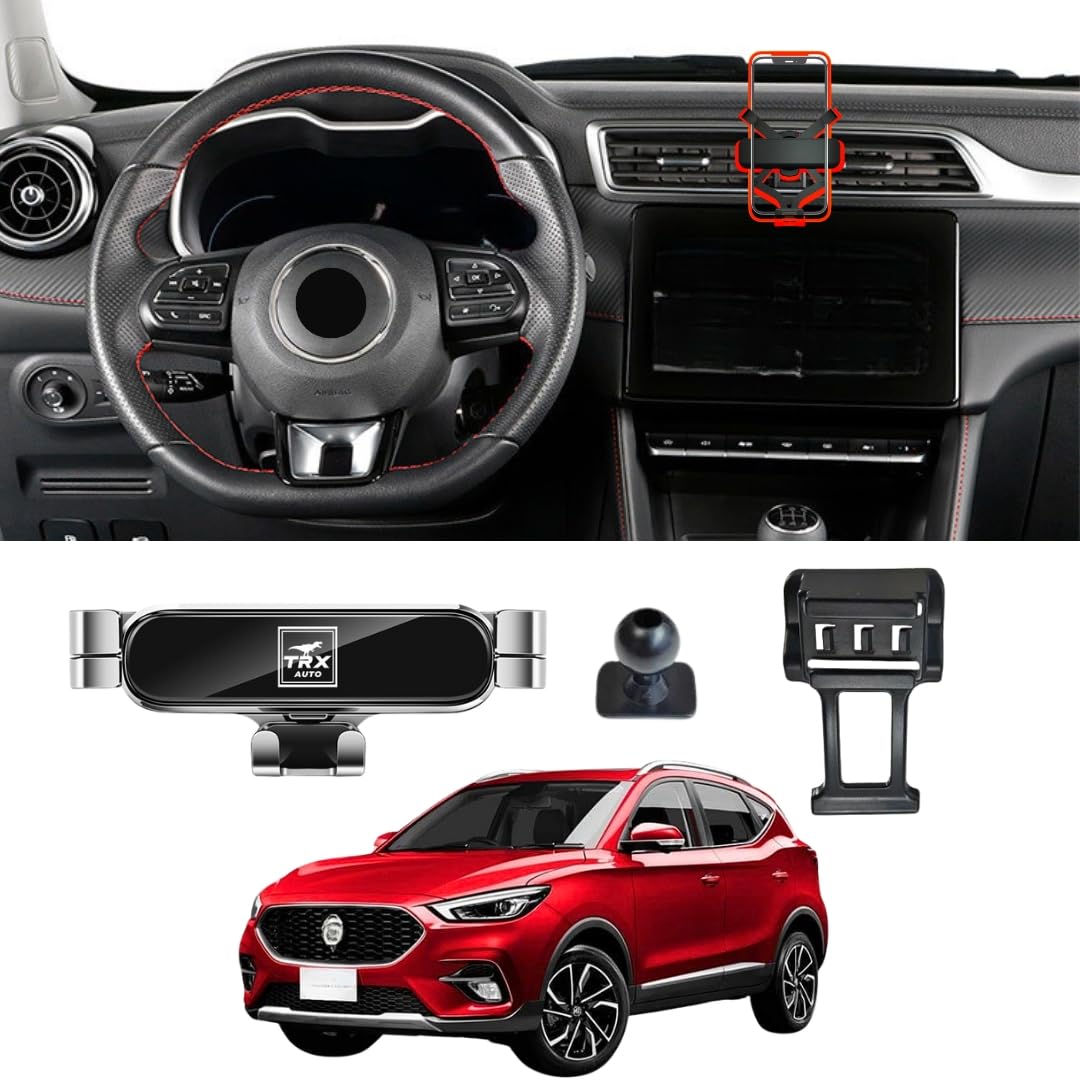 نگهدارنده تلفن خودرو TRX AUTO با نگهدارنده گرانش برای MG ZS و ZS EV از سال 2017 تا 2023 | لوازم جانبی MG ZS 2024 | نگهدارنده تلفن همراه MG ZS