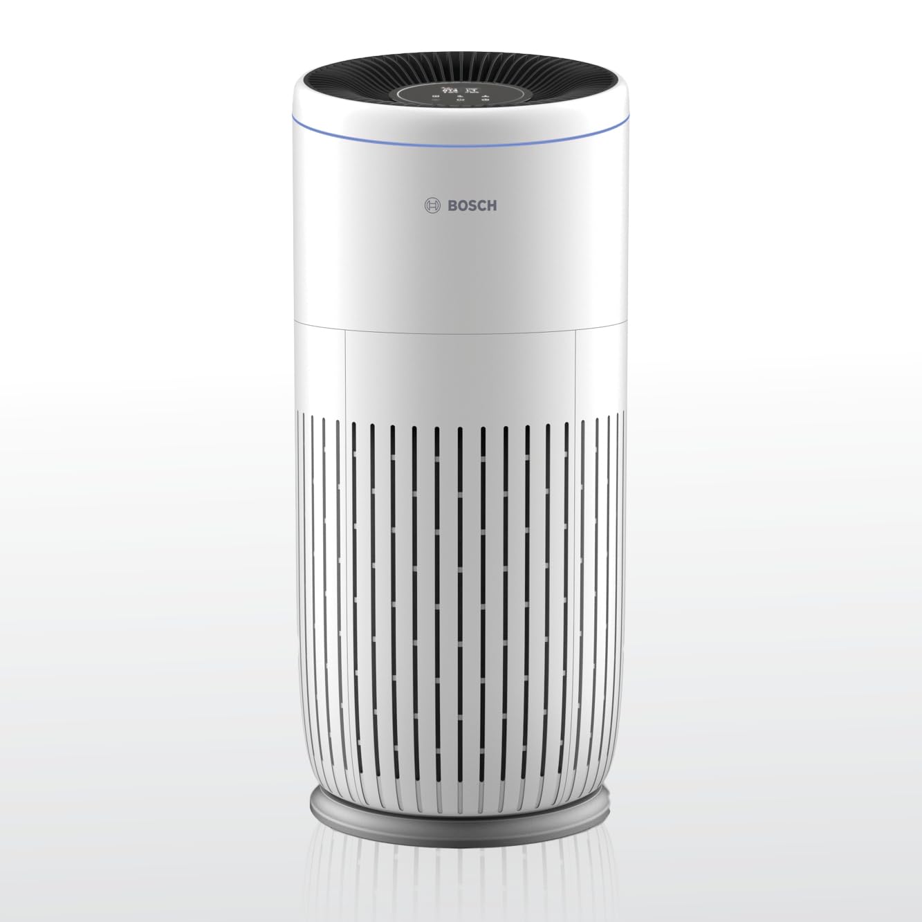 تصفیه‌کننده هوا Bosch Thermotechnology برای خانه، فضاهای بزرگ (مساحت 2745 فوت مربع)، فیلتر 4 در 1 برای گرده گل‌ها، ویروس‌ها، دود، غبار، موهای حیوانات، آلودگی هوای خارجی، بوها، HEPA، ENERGY STAR، Air 6000، سفید
