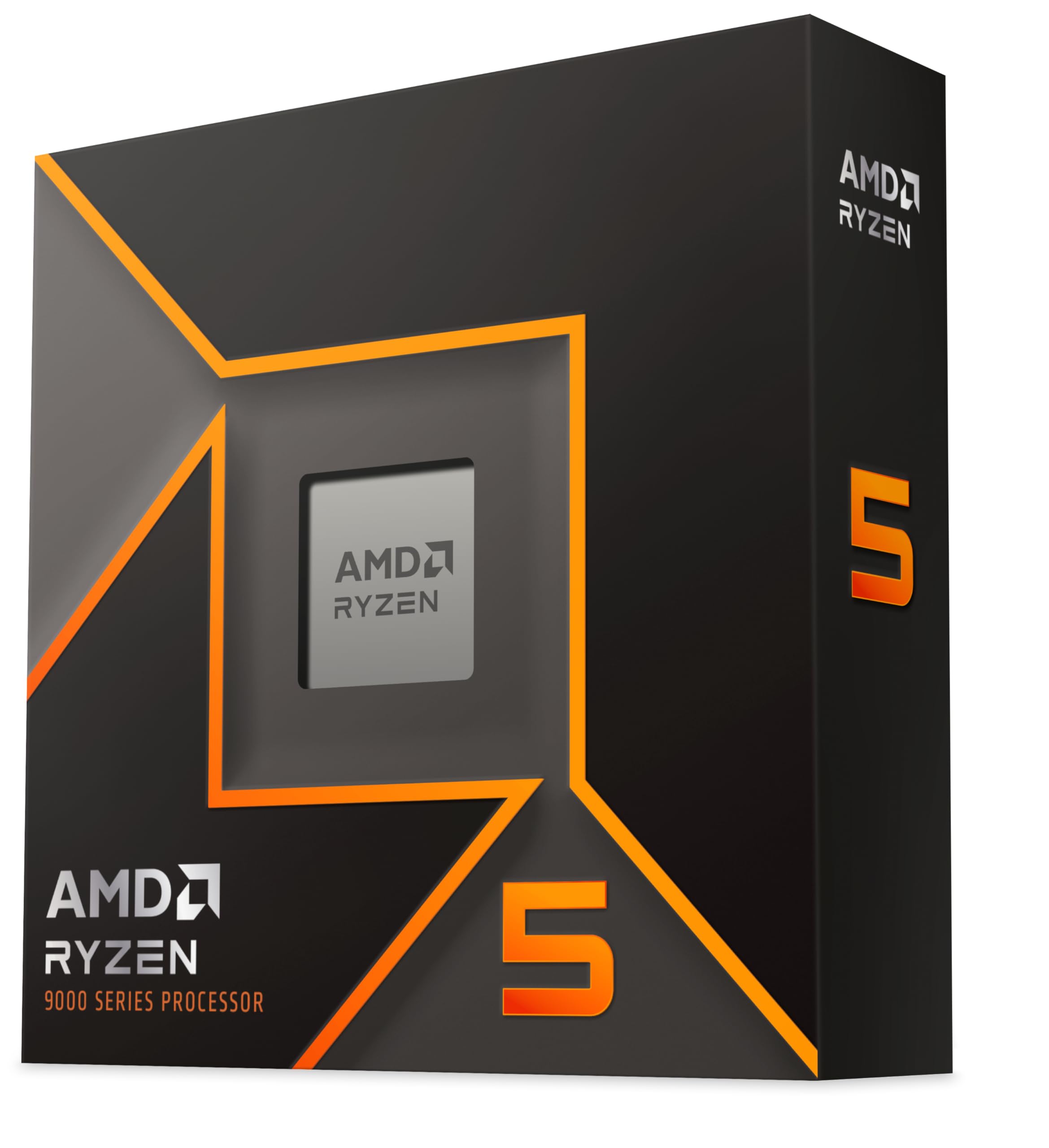 پردازنده AMD Ryzen 5 9600X AM5: 6 هسته و 12 رشته، سرعت بوست حداکثر 5.4 گیگاهرتز، حافظه نهان 6 مگابایت L2 و 32 مگابایت L3، گرافیک AMD Radeon، Zen 5، PCIe 5.0 x 16 - پردازنده CPU