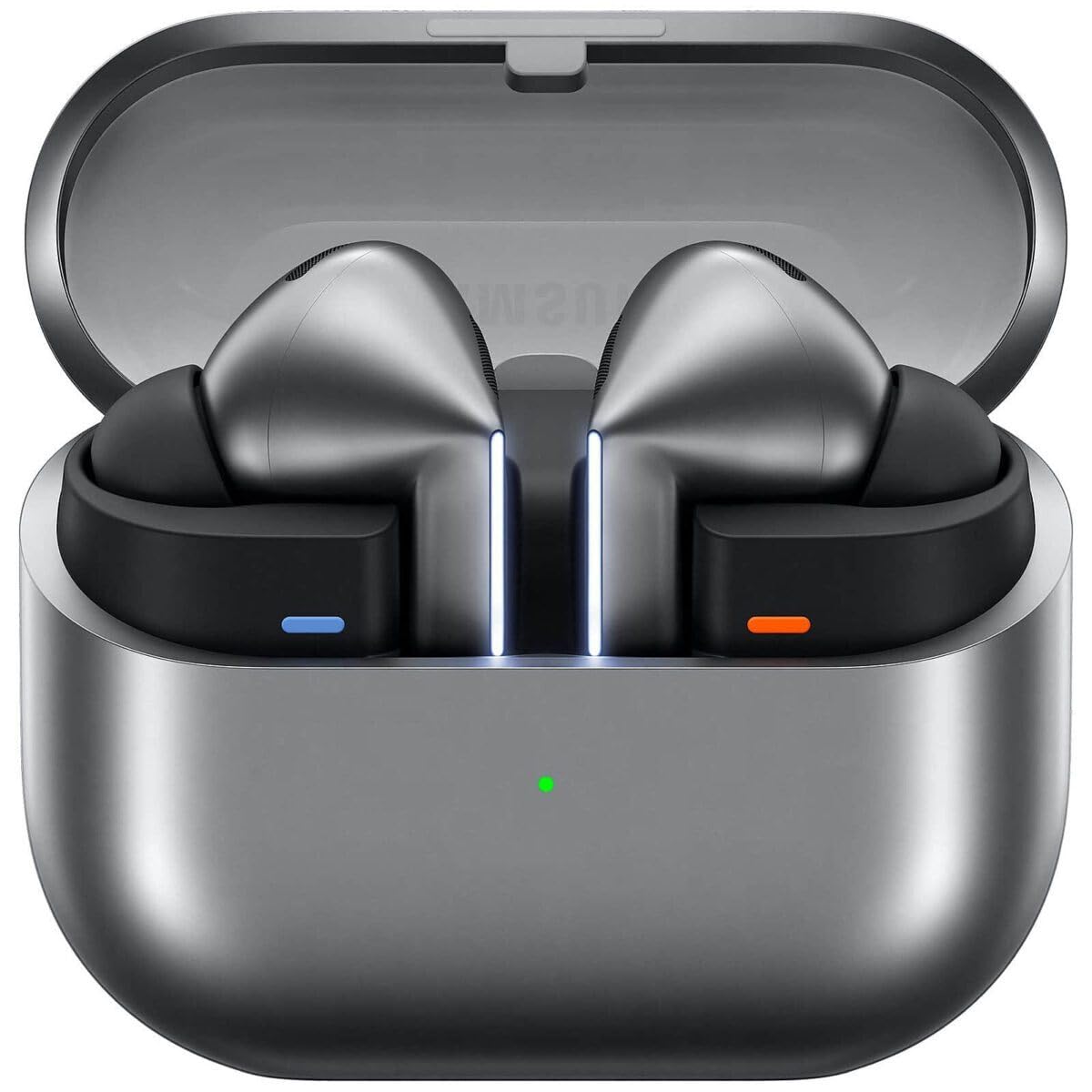 SAMSUNG Galaxy Buds3 Pro (2024, ANC) مقاوم در برابر آب، مترجم زبان هوش مصنوعی در زمان واقعی، هدفون بلوتوث بی‌سیم واقعی 5.4، Hi-Fi، حذف نویز، کنترل لمسی، مدل بین‌المللی R630 (نقره‌ای)